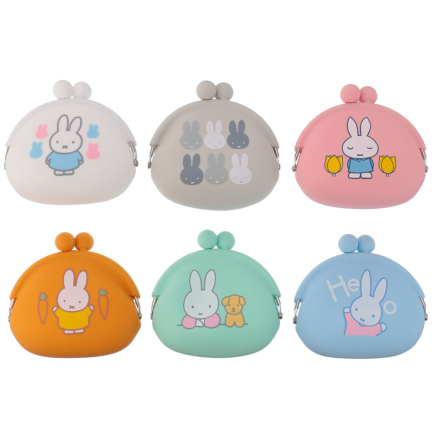 miffy（ミッフィー） シリコンがま口 6柄セット - 画像1