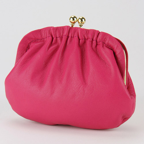 【日本製】 無地ヒダ付親子がま口 - 画像5