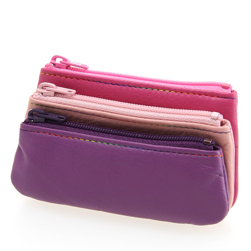 牛革マルチバイカラー 3点小銭入れ - 画像11