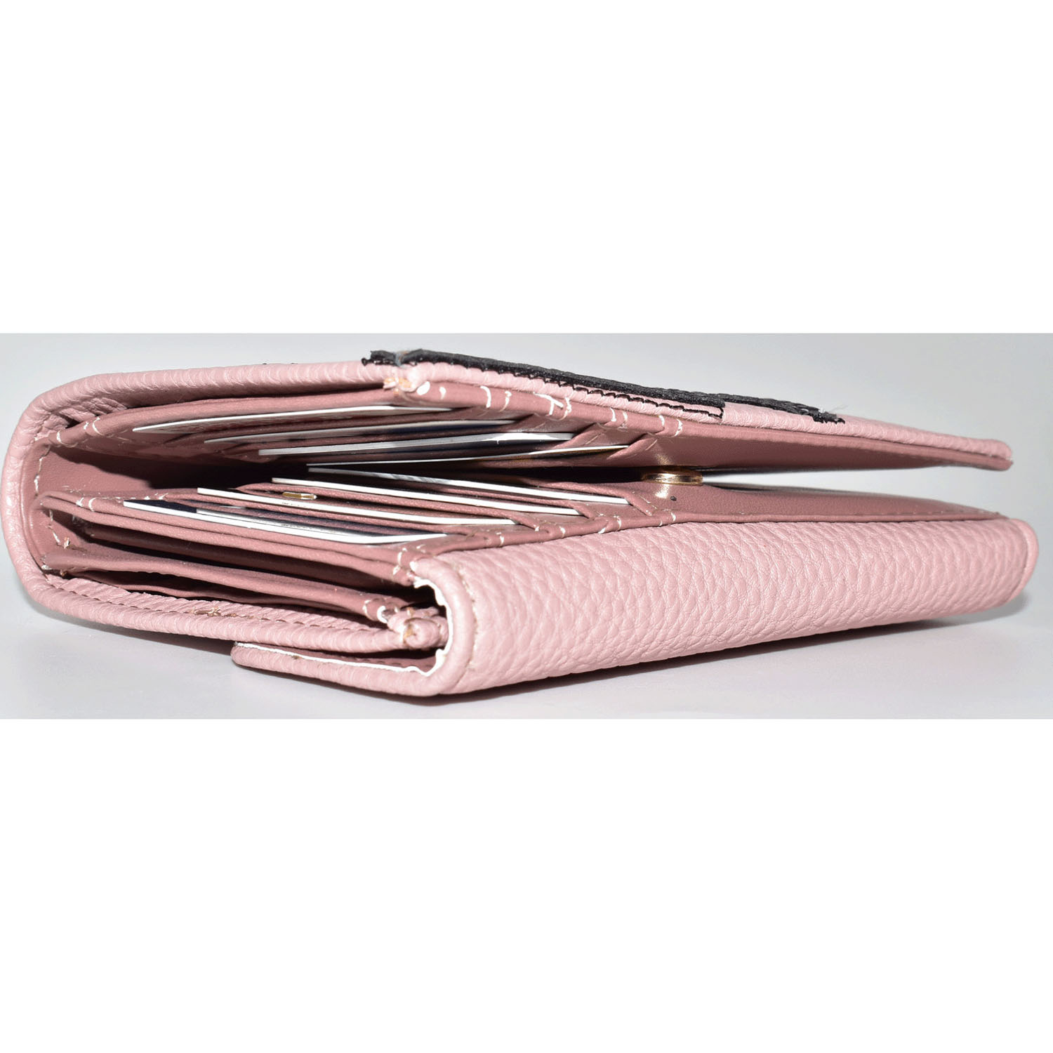 猫パッチワーク 2ツ折り財布 - 画像8