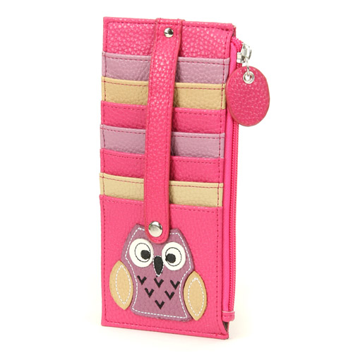 ふくろう ベルト付き両面カードケース - 画像2