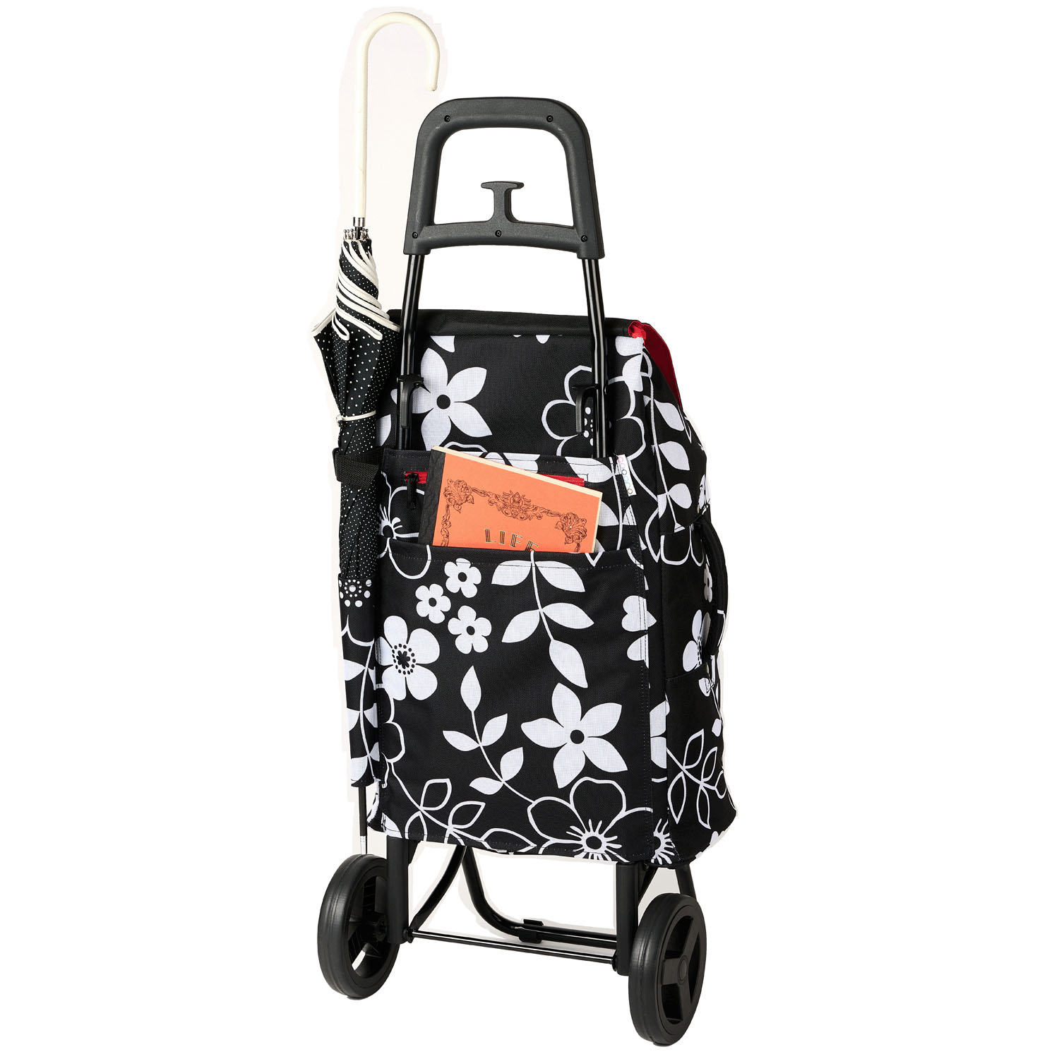 【cocoro】 保冷保温  ショッピングカート 花柄 - 画像3