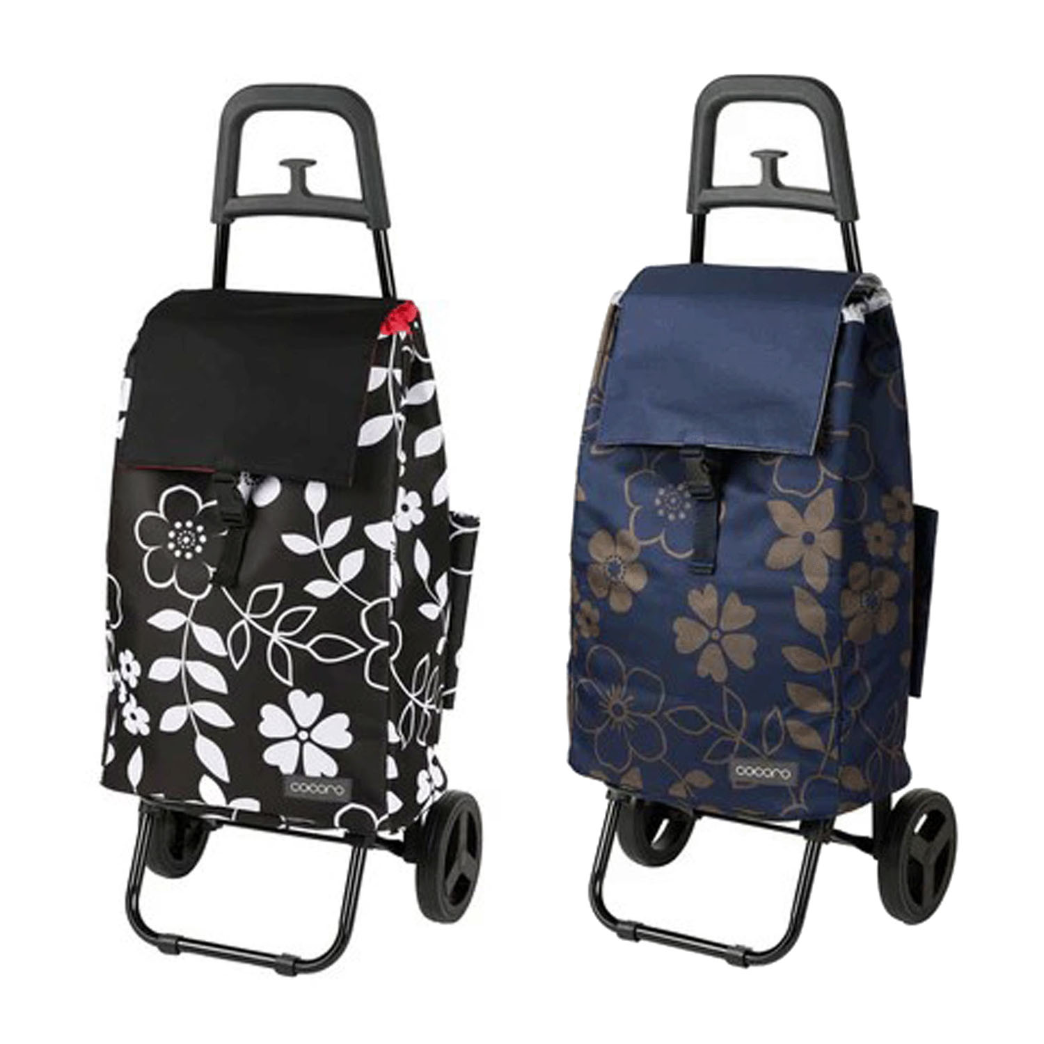 【cocoro】 保冷保温  ショッピングカート 花柄 - 画像1