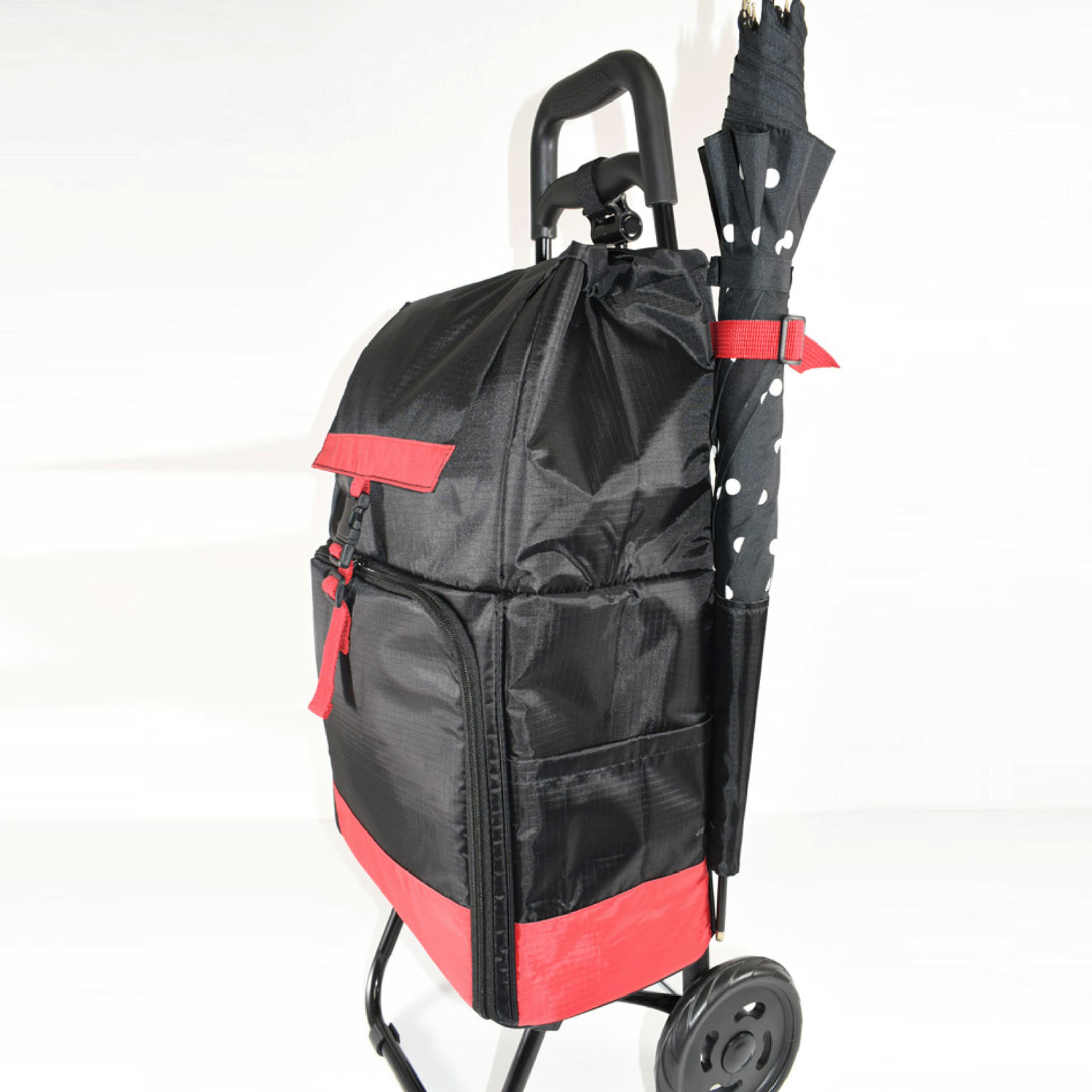 【保冷保温】 2段キャリーカート - 画像4