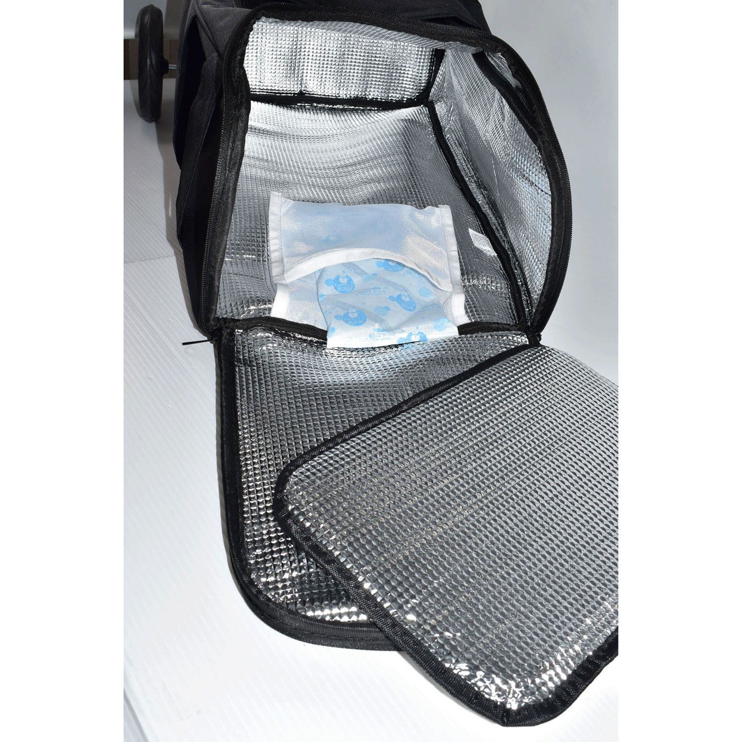 【保温・保冷】 ネコ刺繍キャリーカート - 画像5