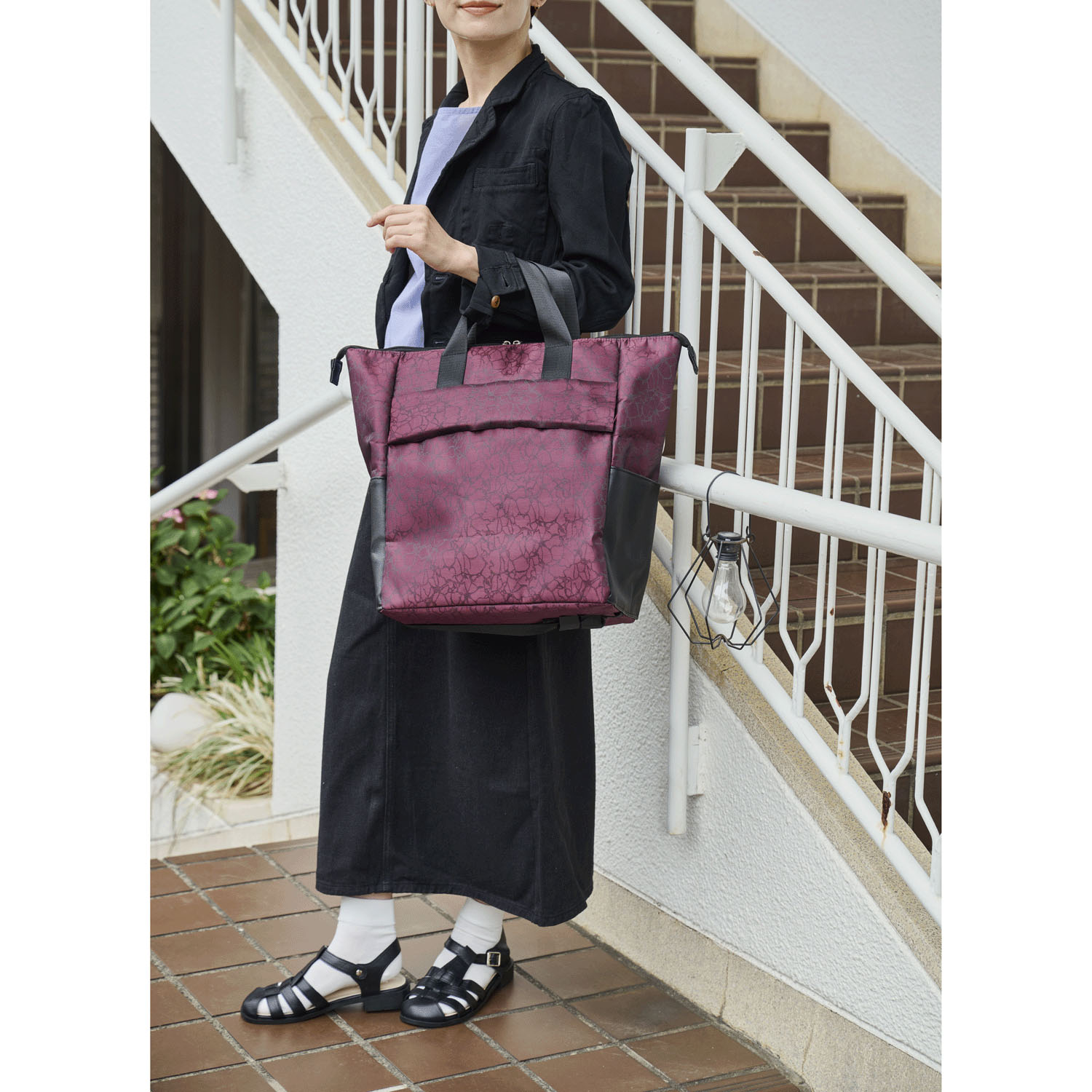 【cocoro コ・コロ】  保冷・保温 リーフレース4輪カート - 画像9