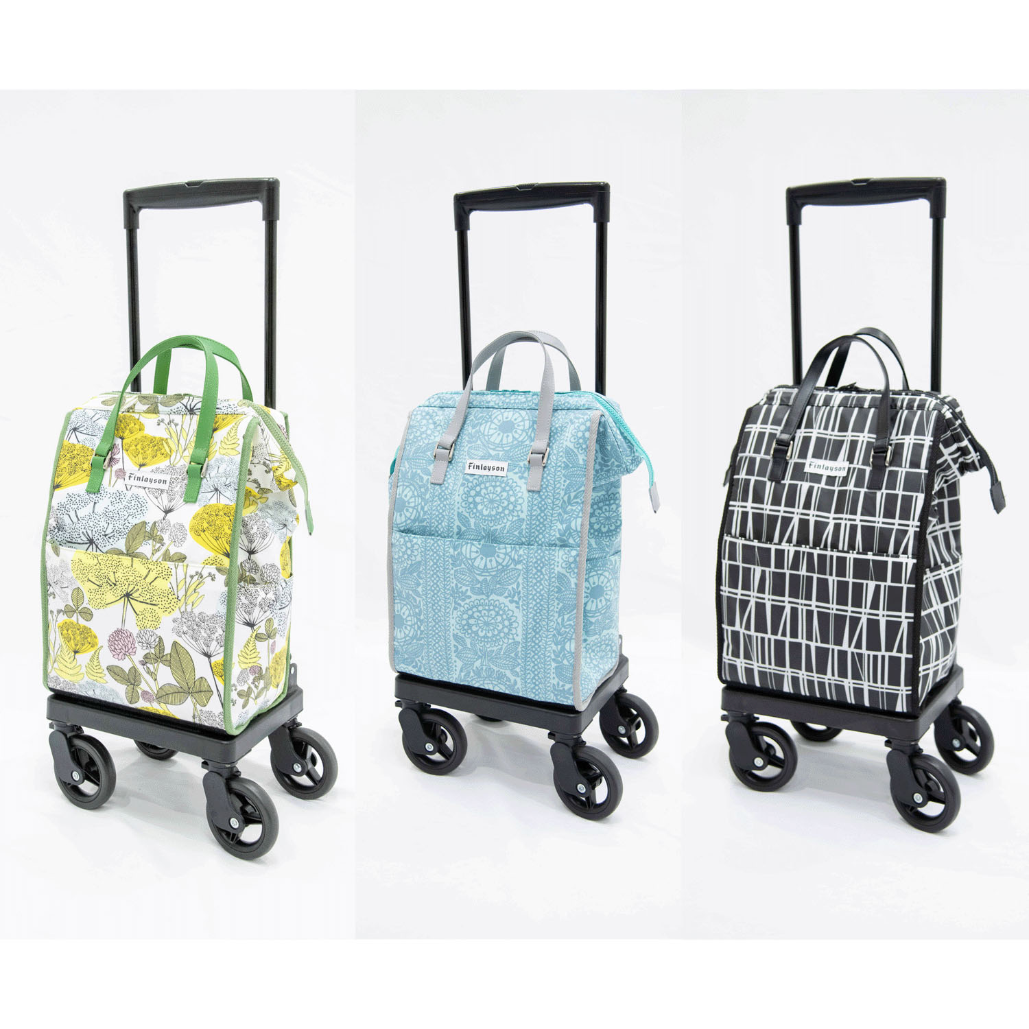 【KIND CARE】 Finlayson横押し4輪カート - 画像1