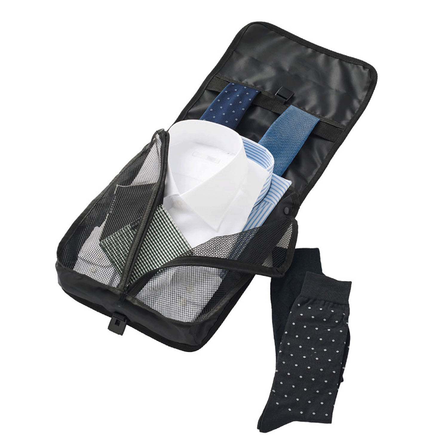 【トラベルグッズ】 お着がえ収納ポーチ - 画像1