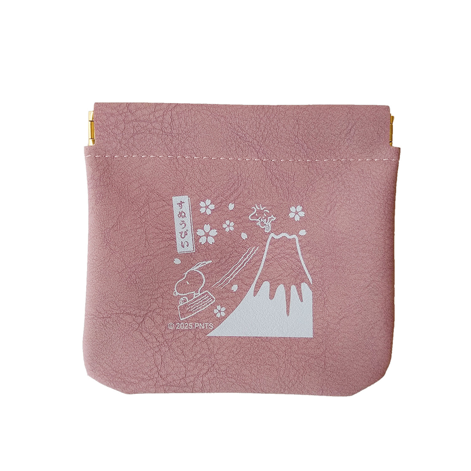 スヌーピー×富士山  バネ口ミニポーチ - 画像5