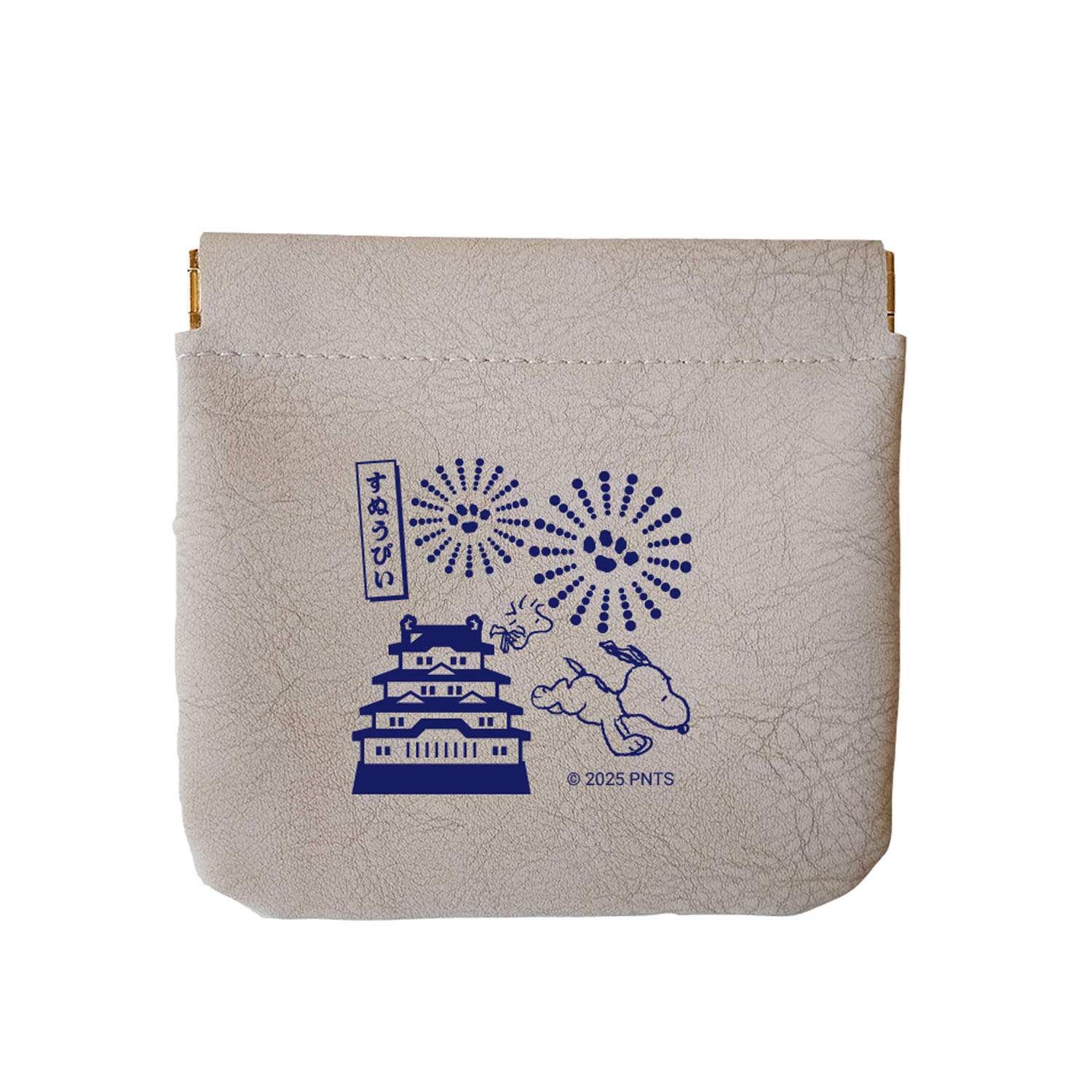 スヌーピー×お城 バネ口ミニポーチ - 画像2