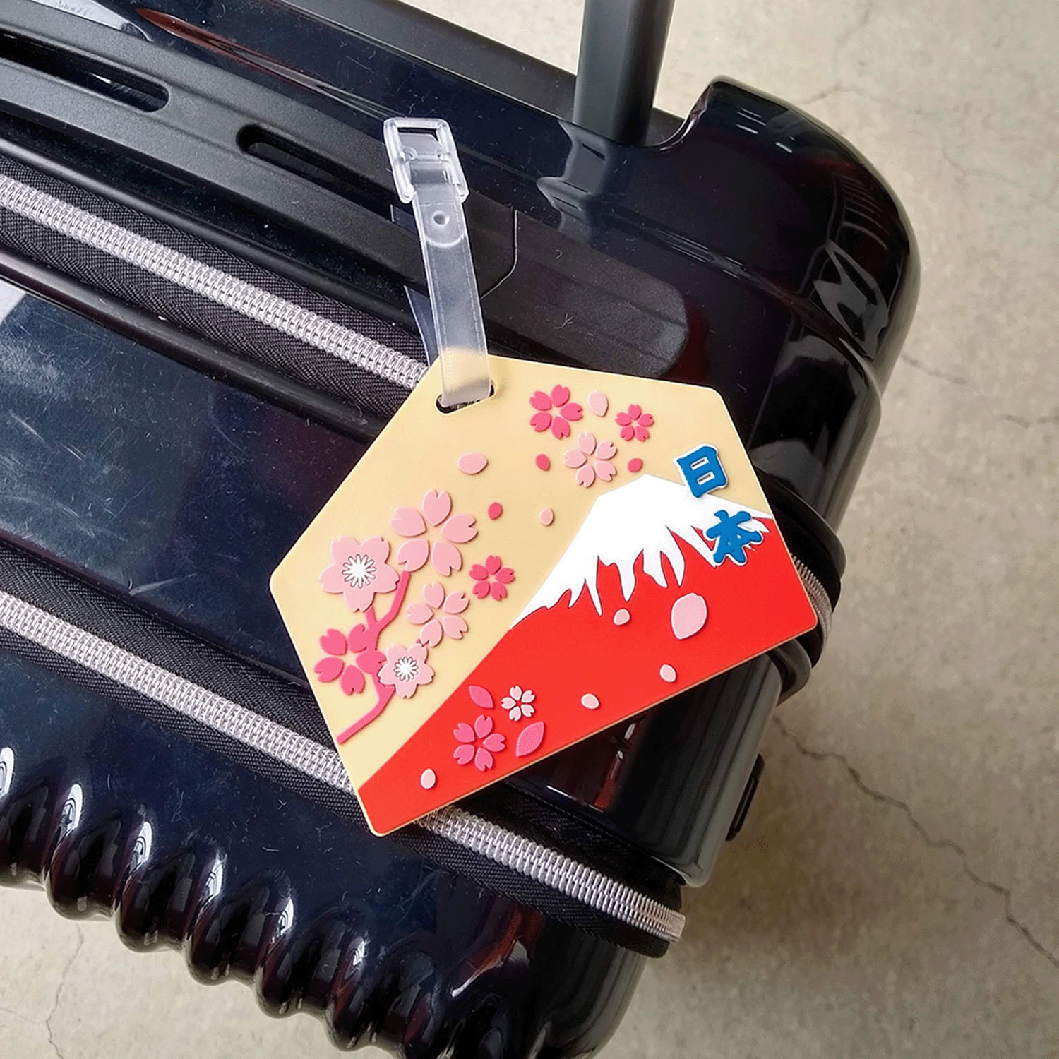 絵馬型ネームタグ富士山＆桜 - 画像2