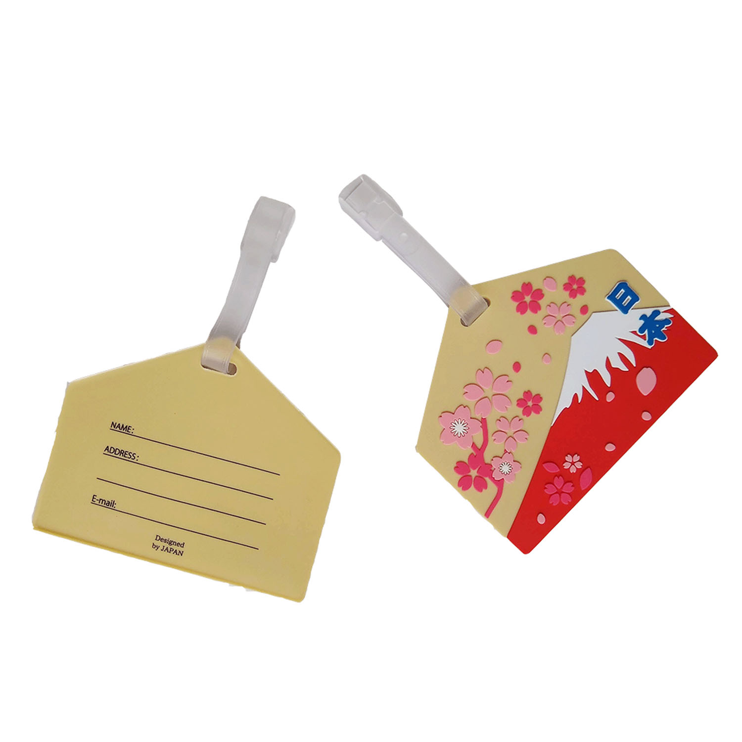 絵馬型ネームタグ富士山＆桜 - 画像5