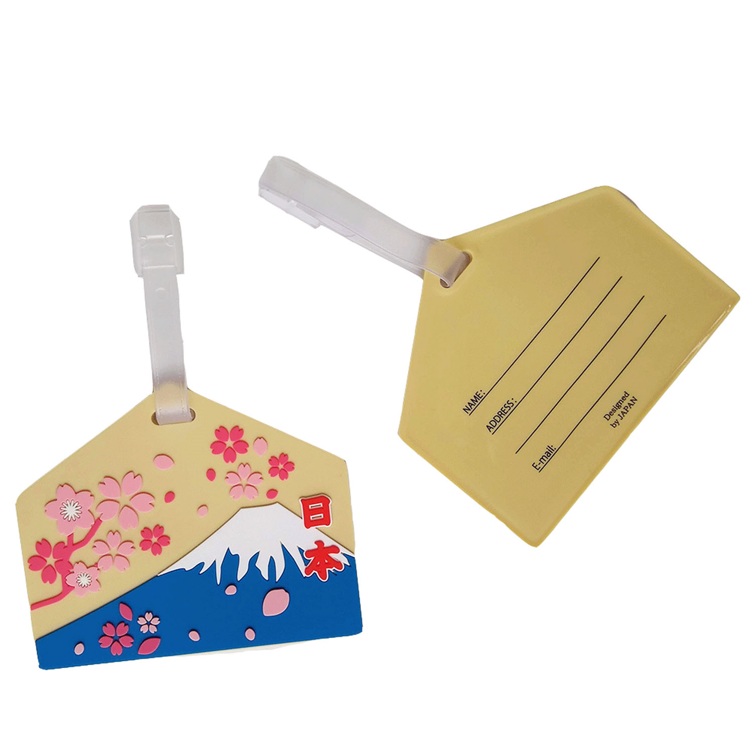 絵馬型ネームタグ富士山＆桜 - 画像10