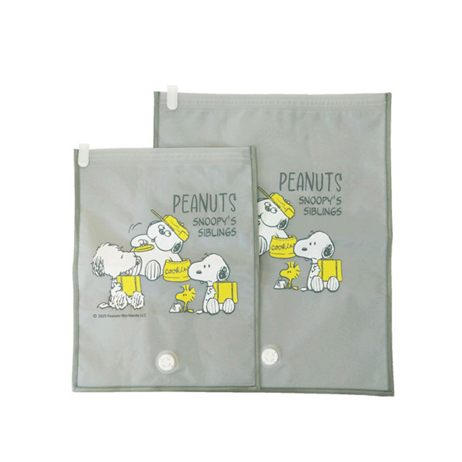 スヌーピー厚手衣類圧縮袋ブラザーズ（Lサイズ・Mサイズ） - 画像2