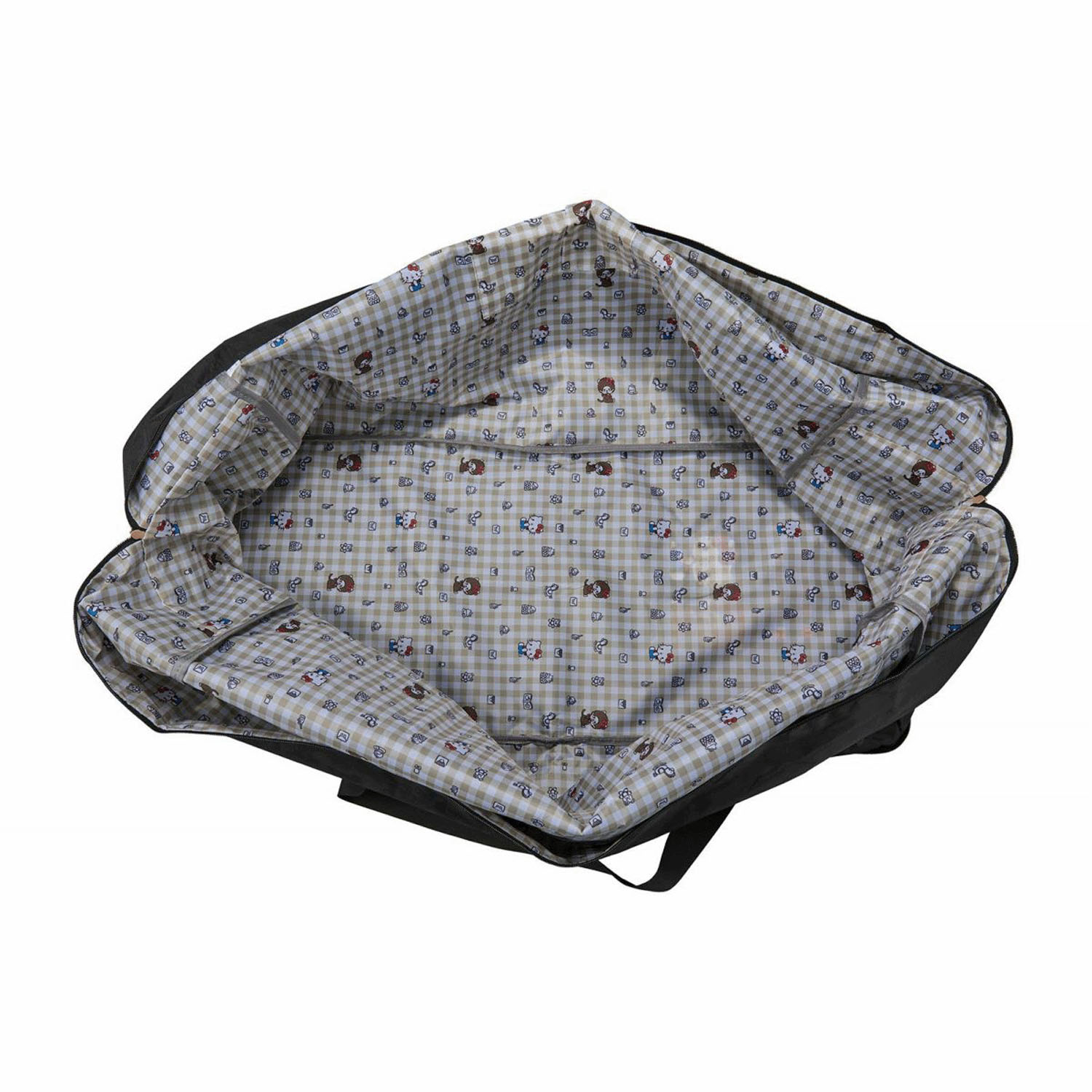 超大型折りたたみボストンバッグ  モンチッチ×ハローキティ - 画像6