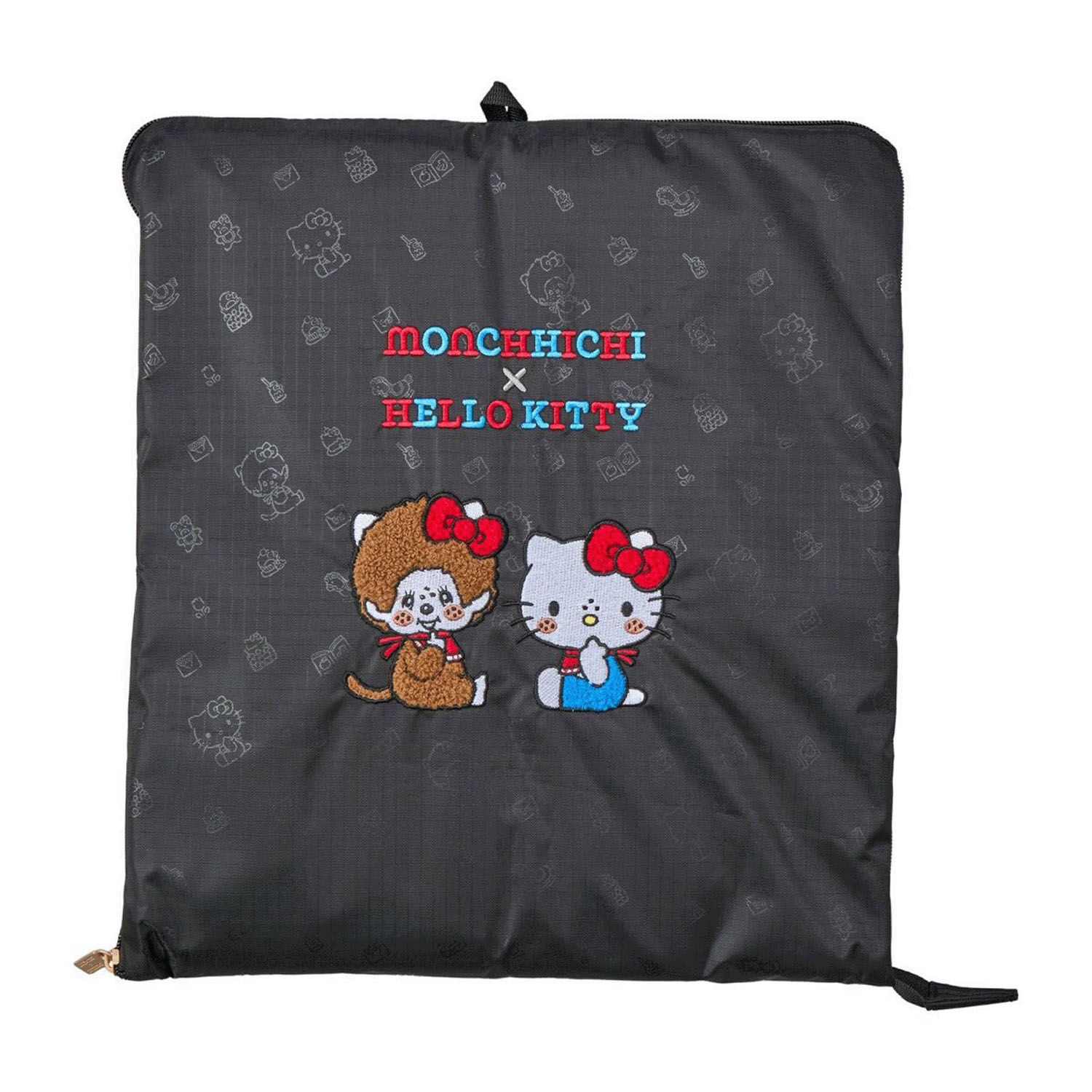超大型折りたたみボストンバッグ  モンチッチ×ハローキティ - 画像9