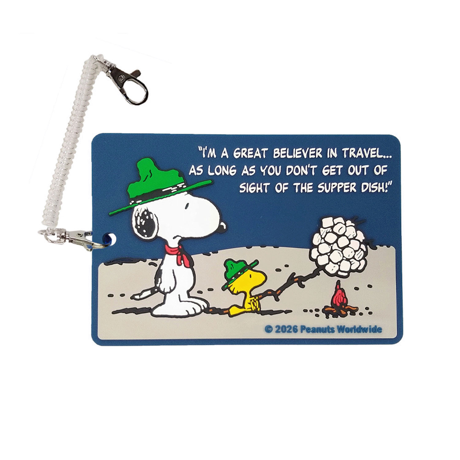 スヌーピー ラゲッジタグ マシュマロ - 画像4