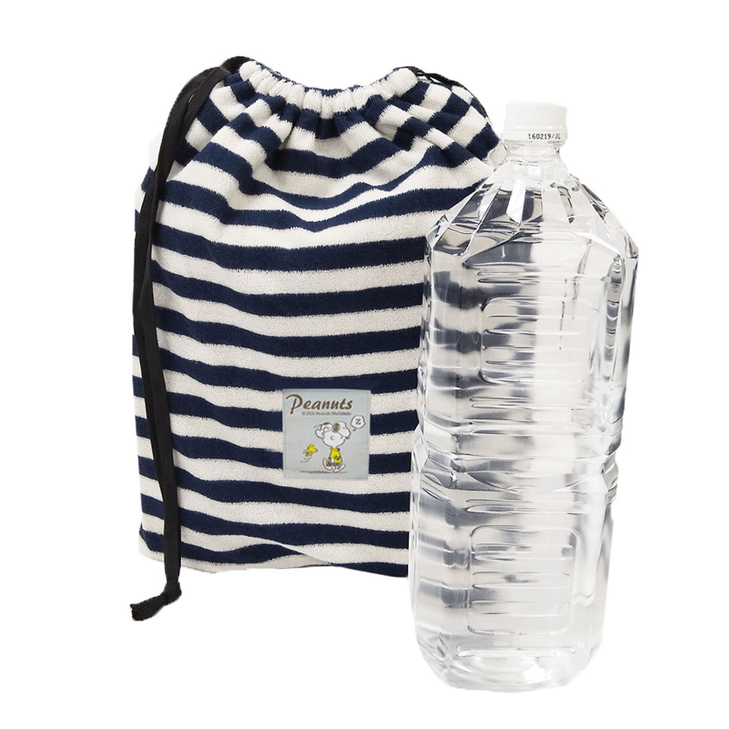 【日本製】 スヌーピー マチあり巾着ボーチ - 画像1