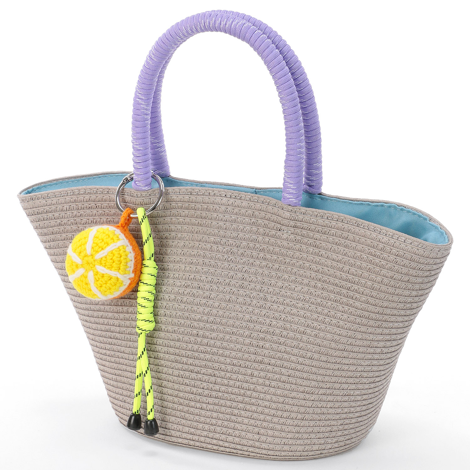 COOCO フルーツチャーム付カゴバッグ - 画像7