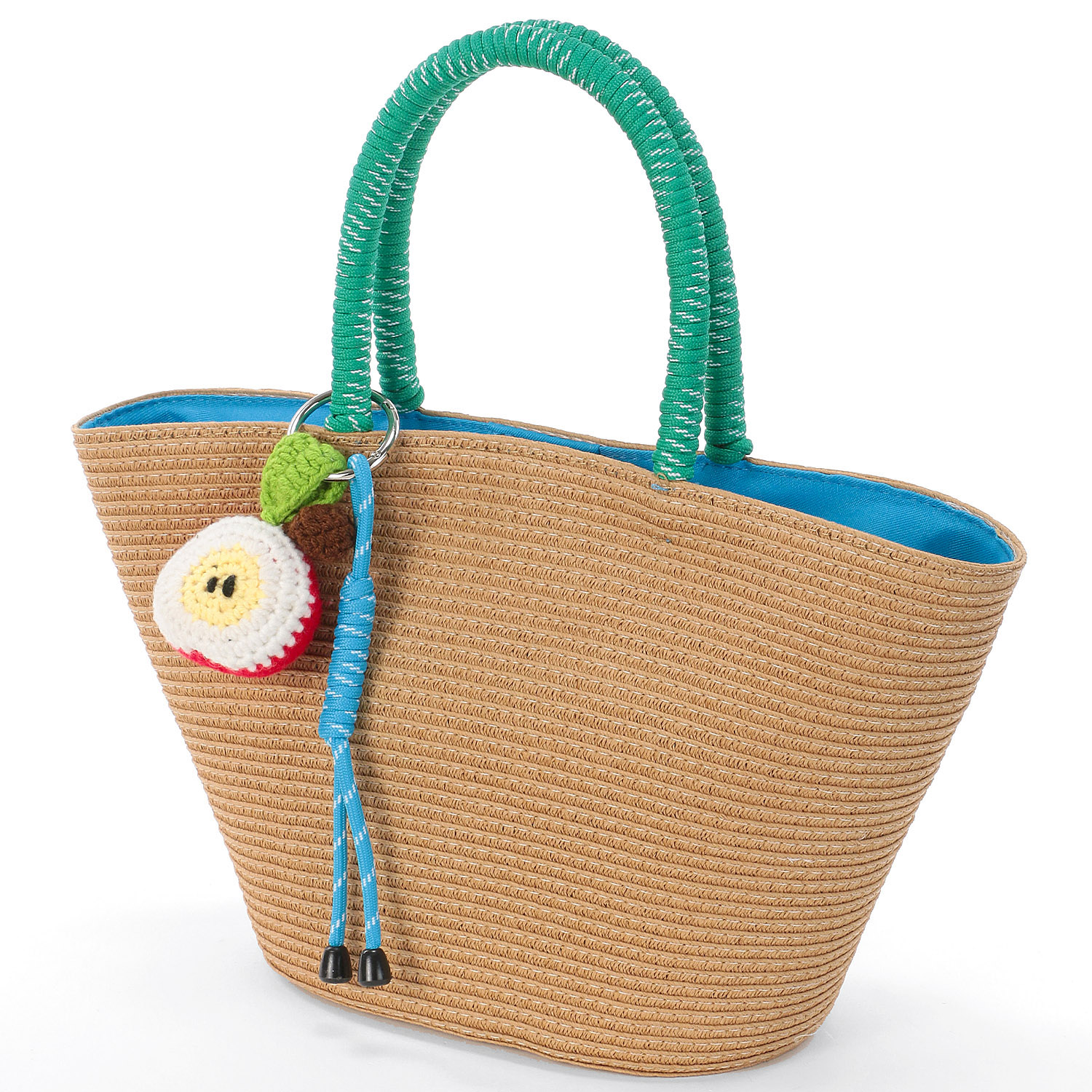 COOCO フルーツチャーム付カゴバッグ - 画像10