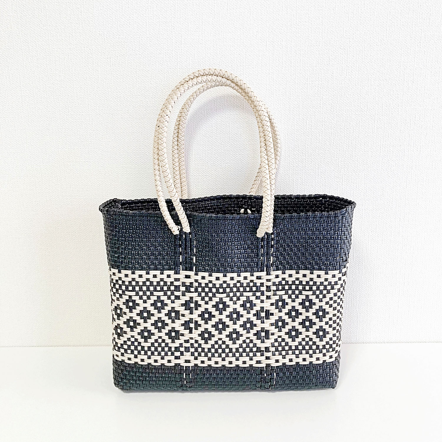 【大人気】MoonBird 手編みのメルカドバッグ S - 画像9