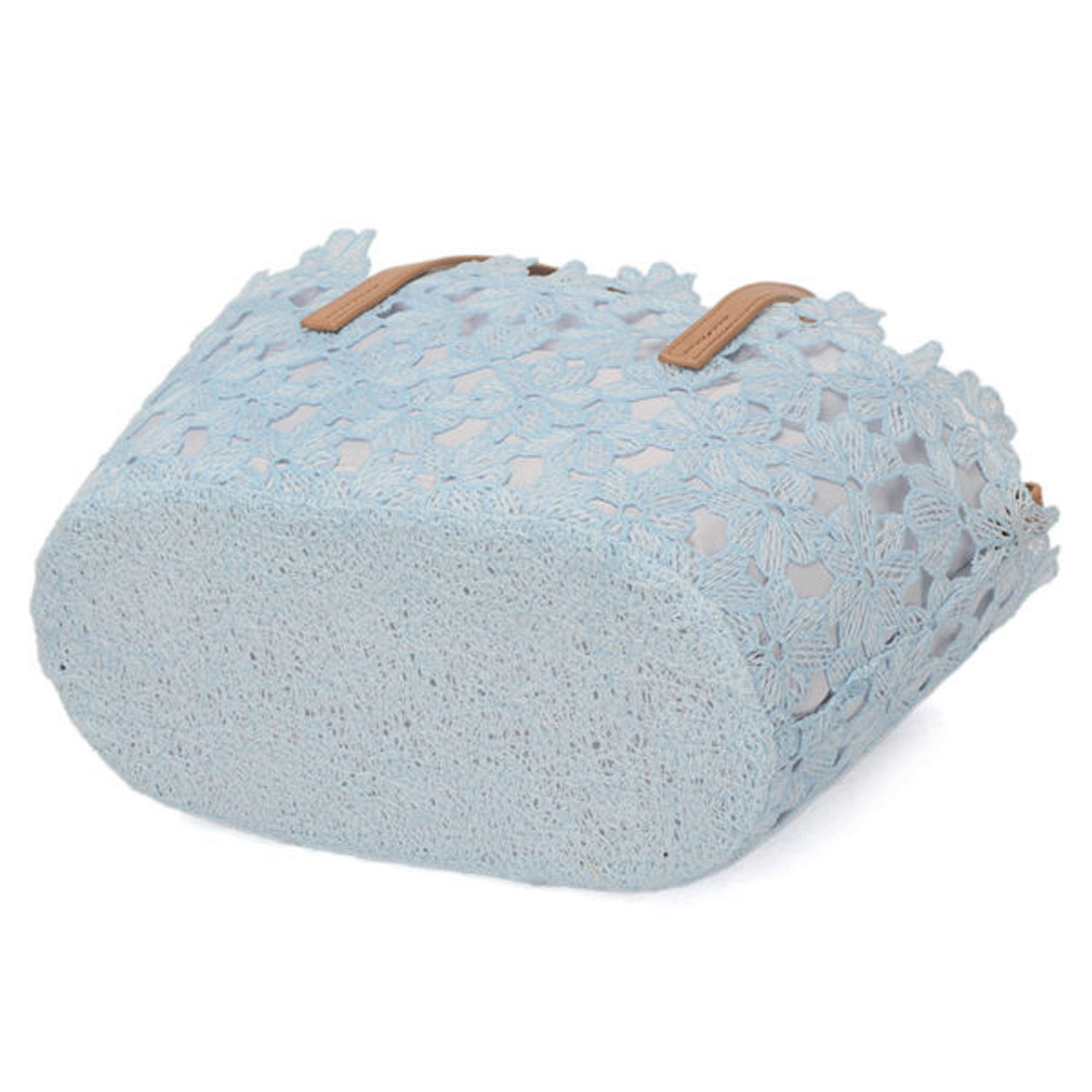 花柄レースカゴ型バッグ - 画像5