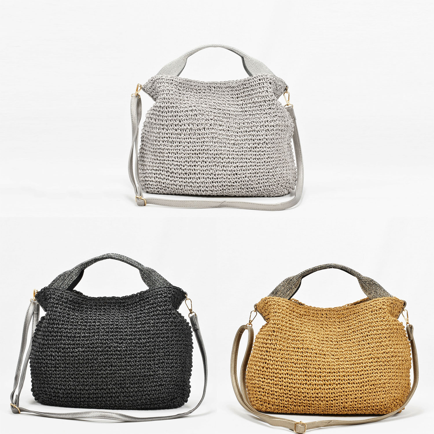 ラメハンドルペーパー2WAYバッグ