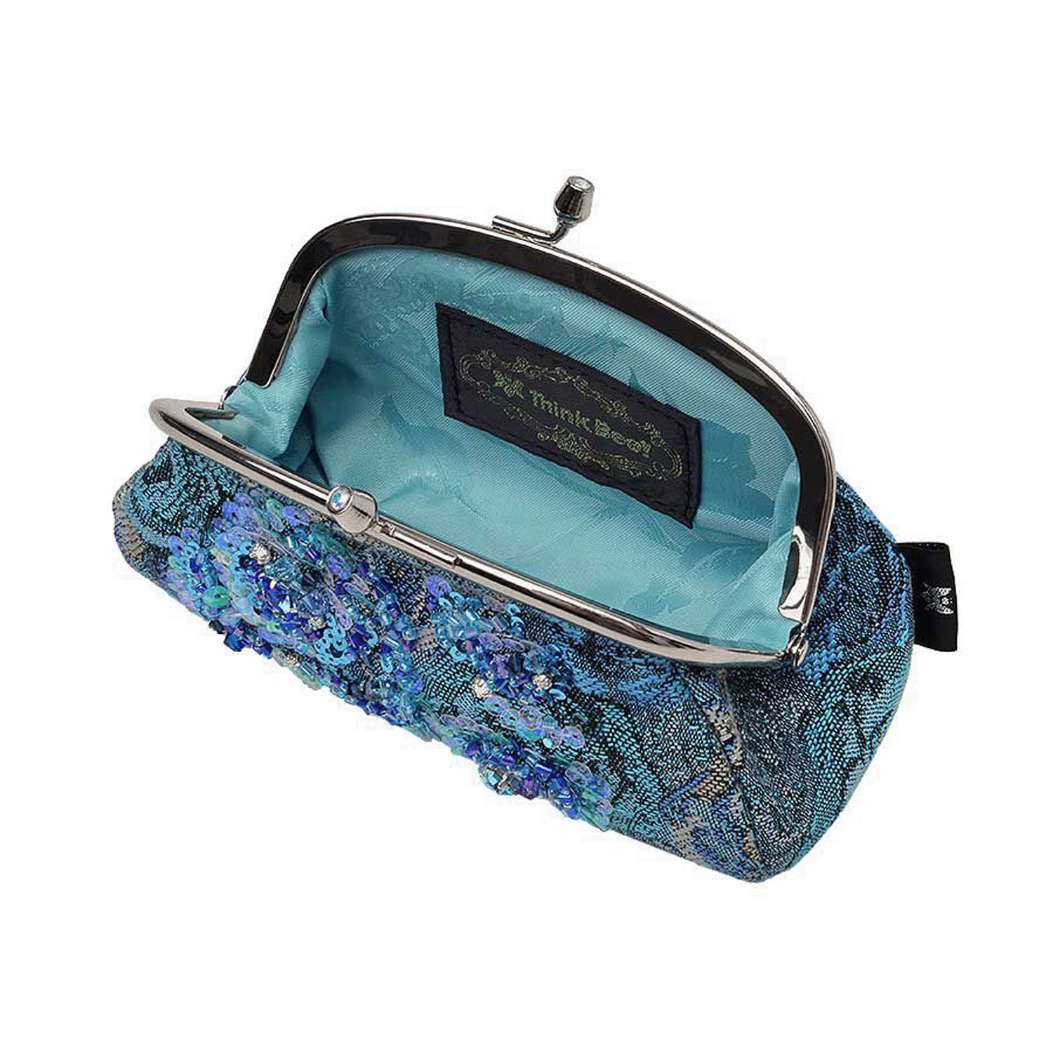 Think Bee！ネバーエンディングブルーローズ口金ポーチ - 画像5