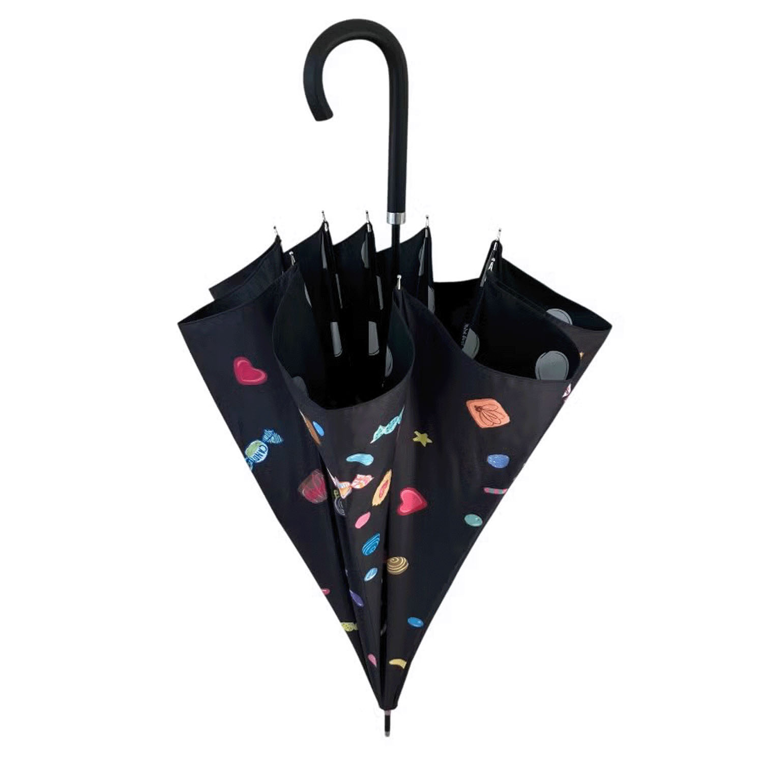 ThinkBee！カサノヴァ 晴雨兼用長傘（キャンディカラメーラ） - 画像5