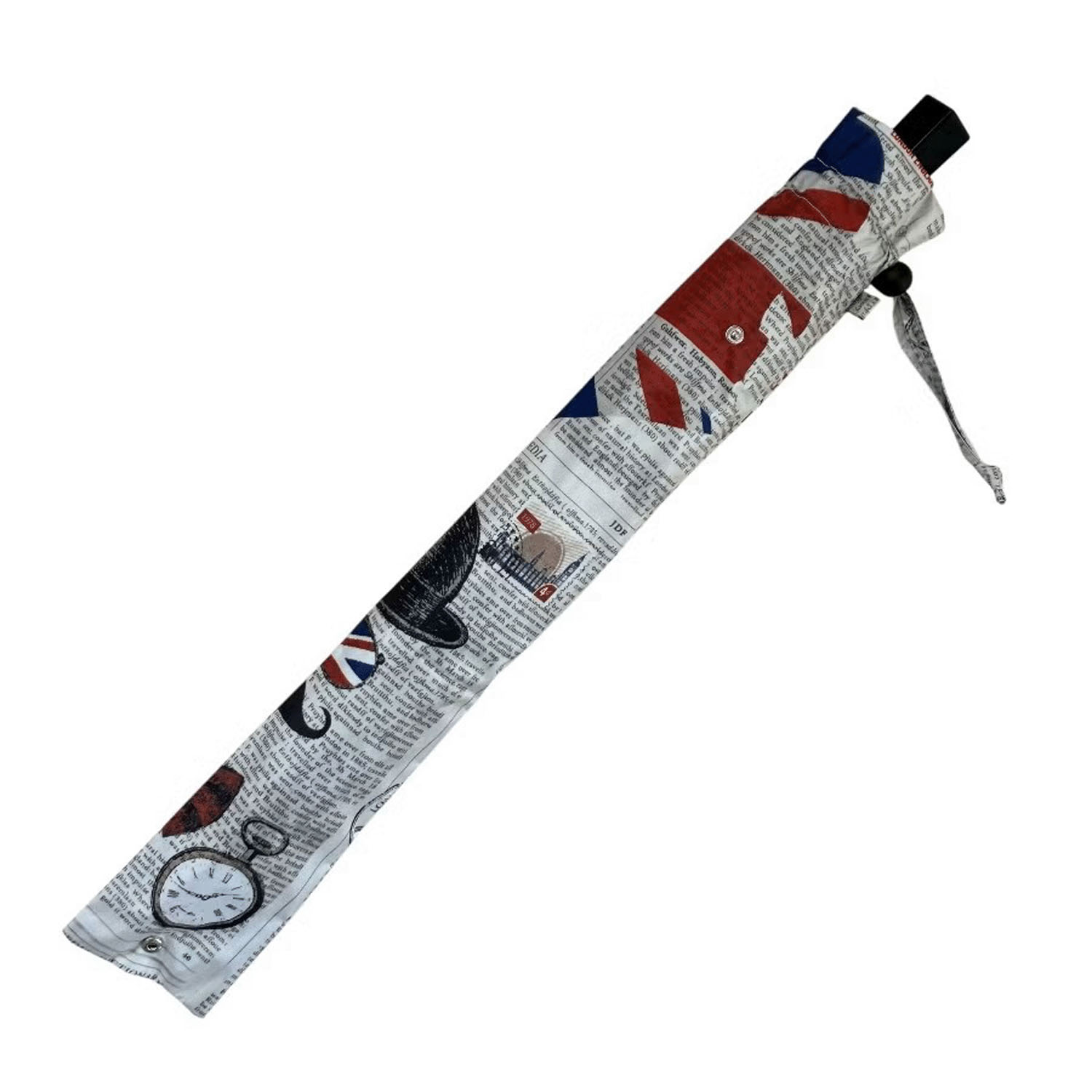 ThinkBee！カサノヴァ 晴雨兼用折りたたみ傘（アイラブロンドン） - 画像6