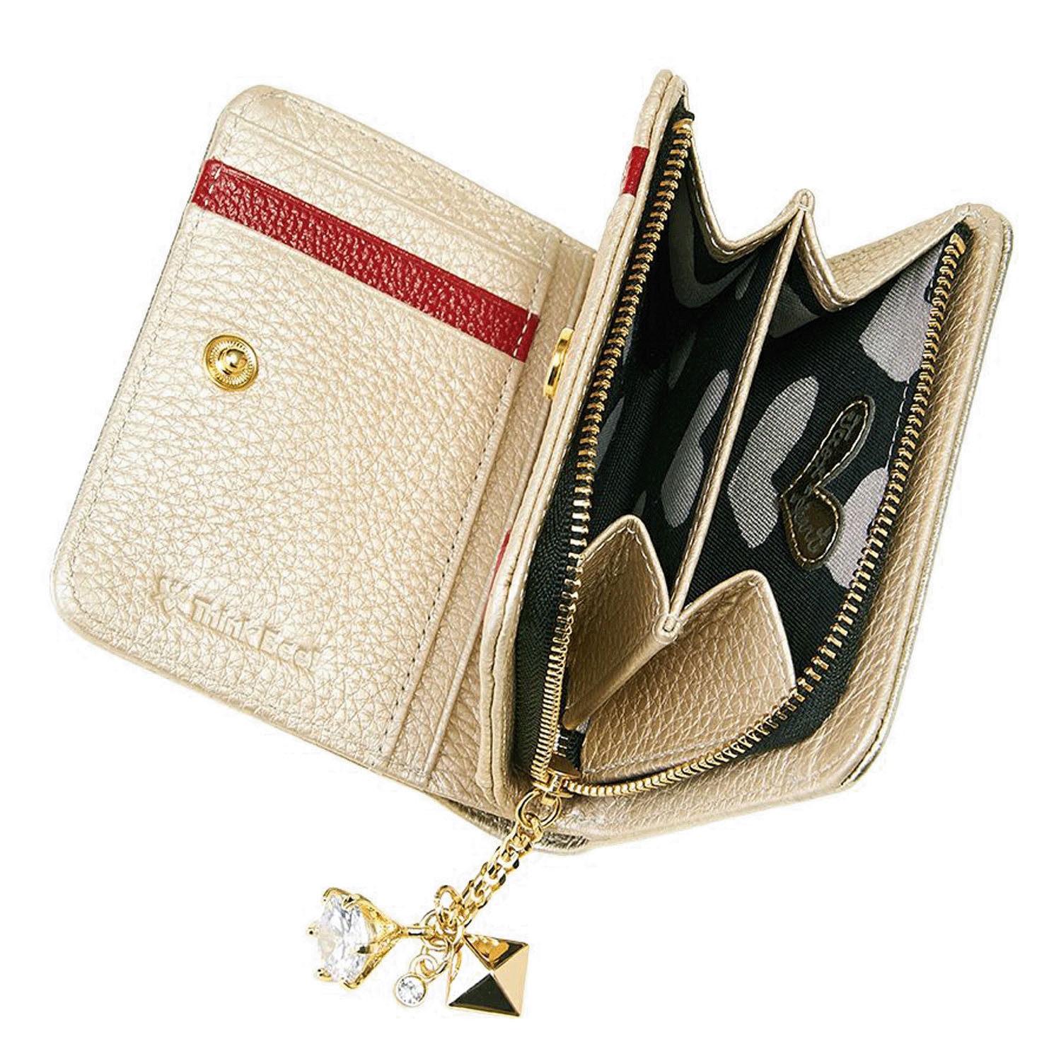 Thinkbee！  ハーティハート 2つ折り財布 - 画像4