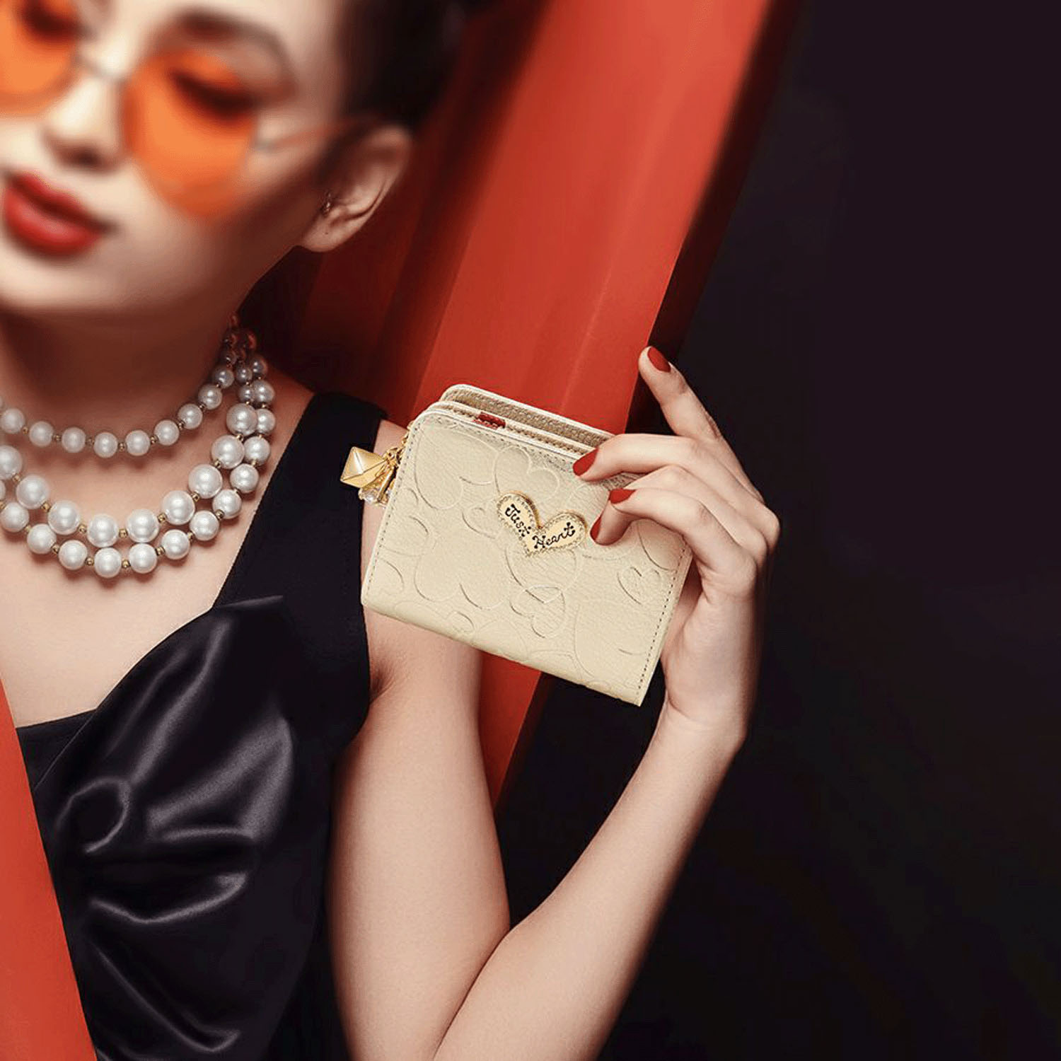 Thinkbee！  ハーティハート 2つ折り財布