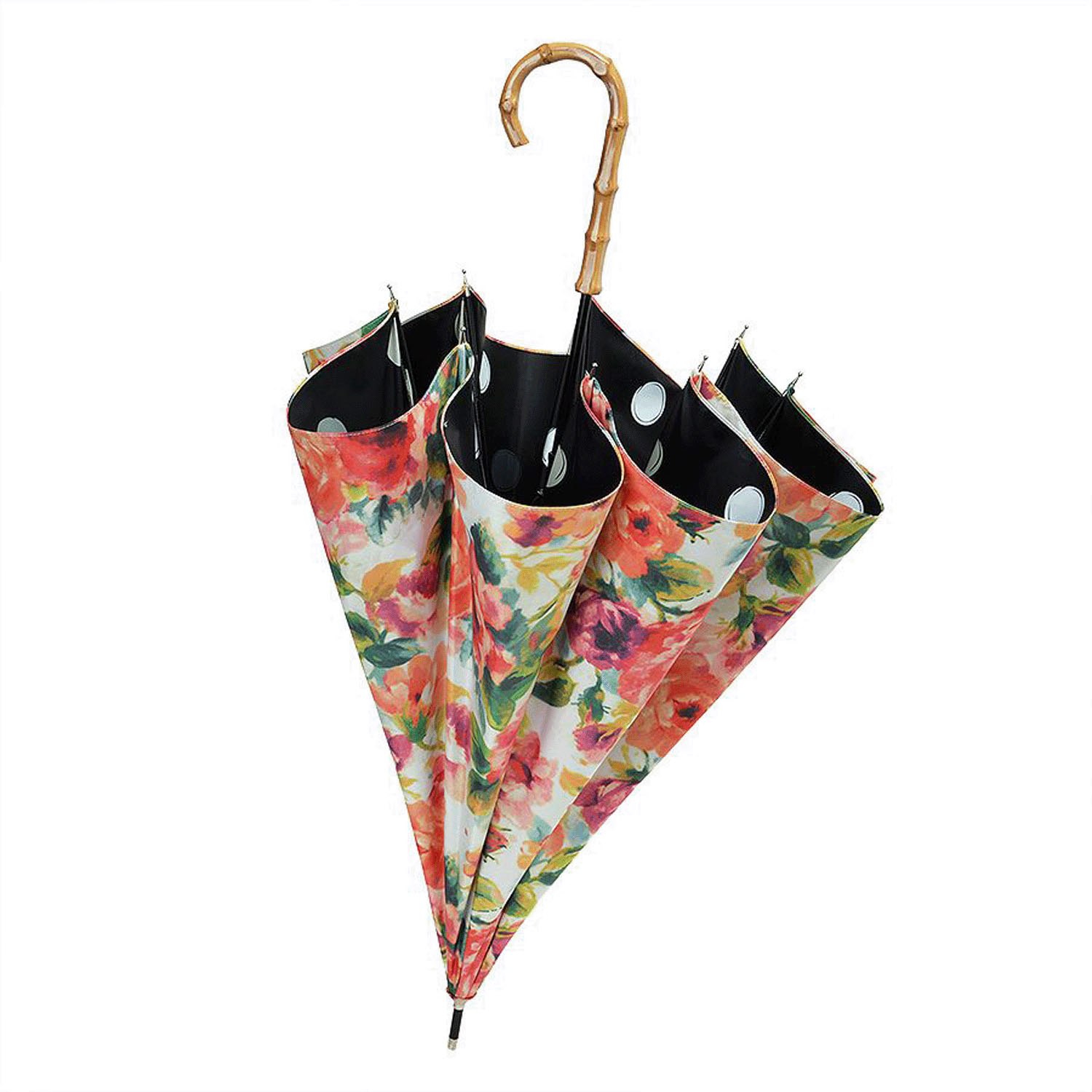 Think Bee！ 晴雨兼用 カサノヴァ ジャスミンローズ長傘 - 画像11