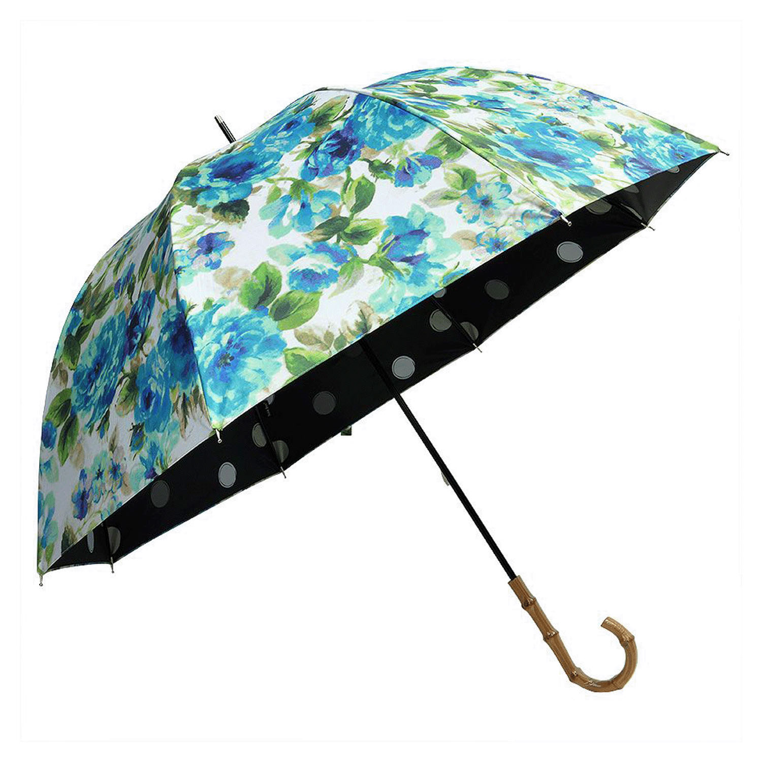 Think Bee！ 晴雨兼用 カサノヴァ ジャスミンローズ長傘 - 画像3