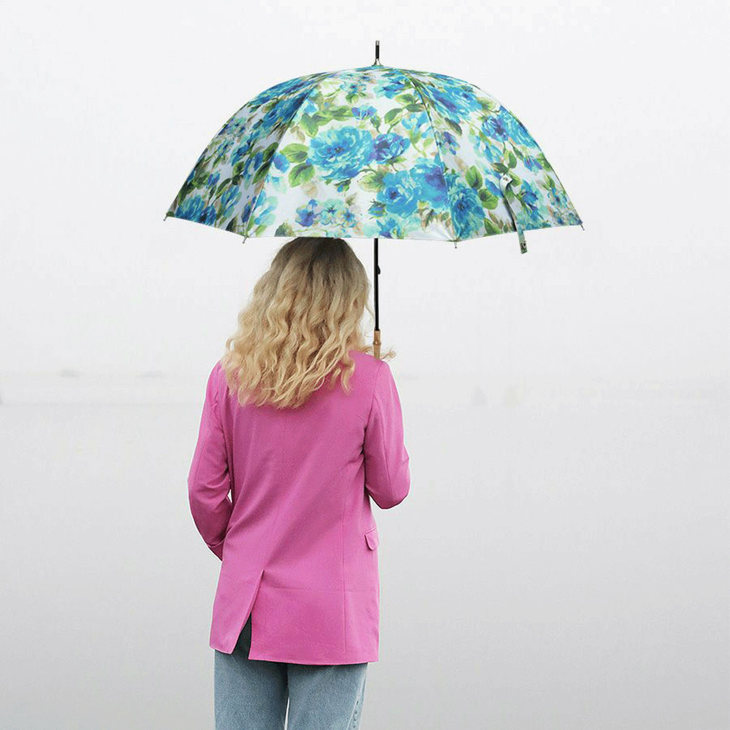 Think Bee！ 晴雨兼用 カサノヴァ ジャスミンローズ長傘 - 画像7