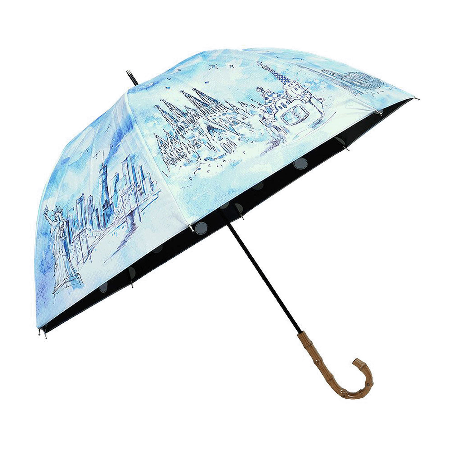 Think Bee！ 晴雨兼用 カサノヴァ ワールド長傘 - 画像3