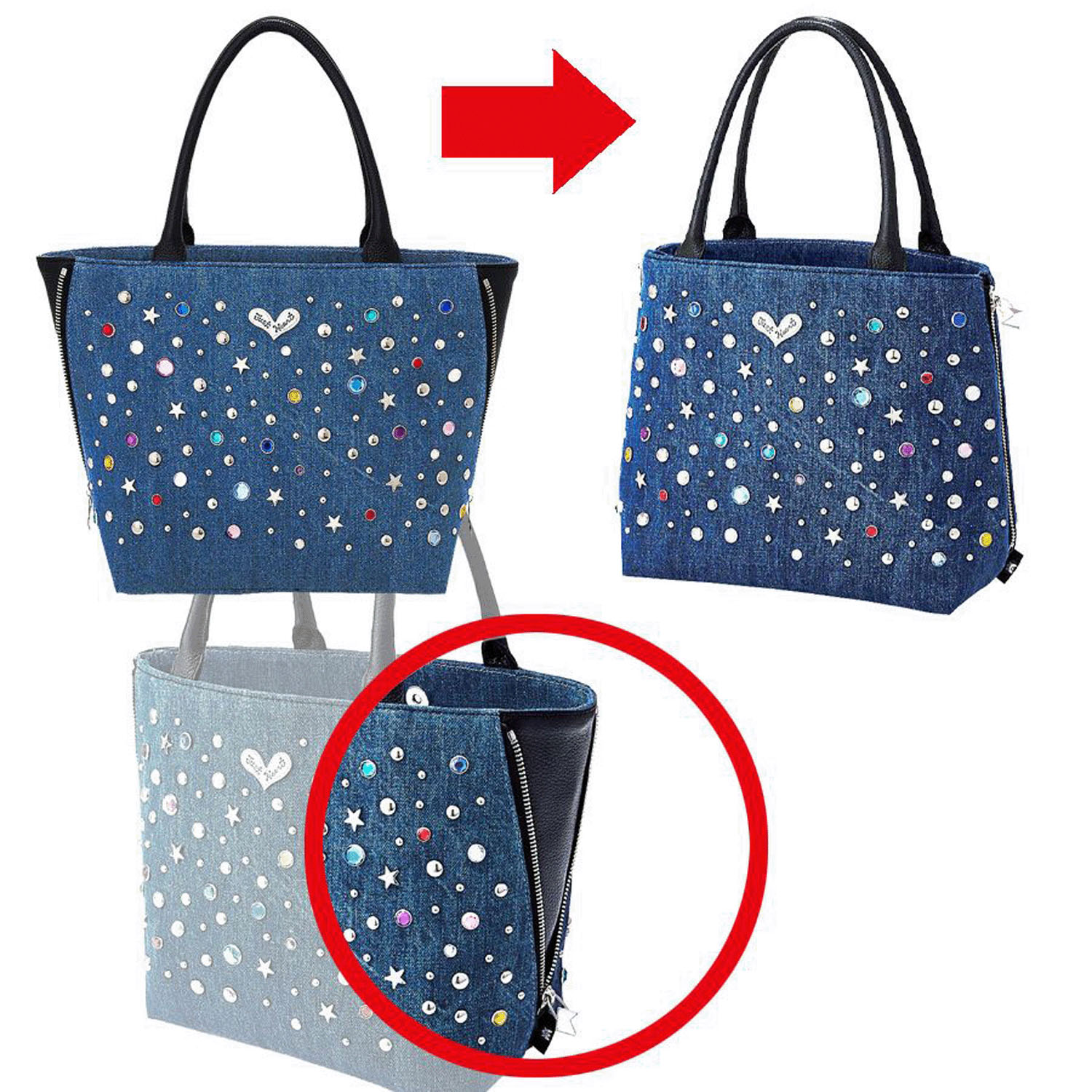 ThinkBee！ムーンライト ミニトートバッグ - 画像6