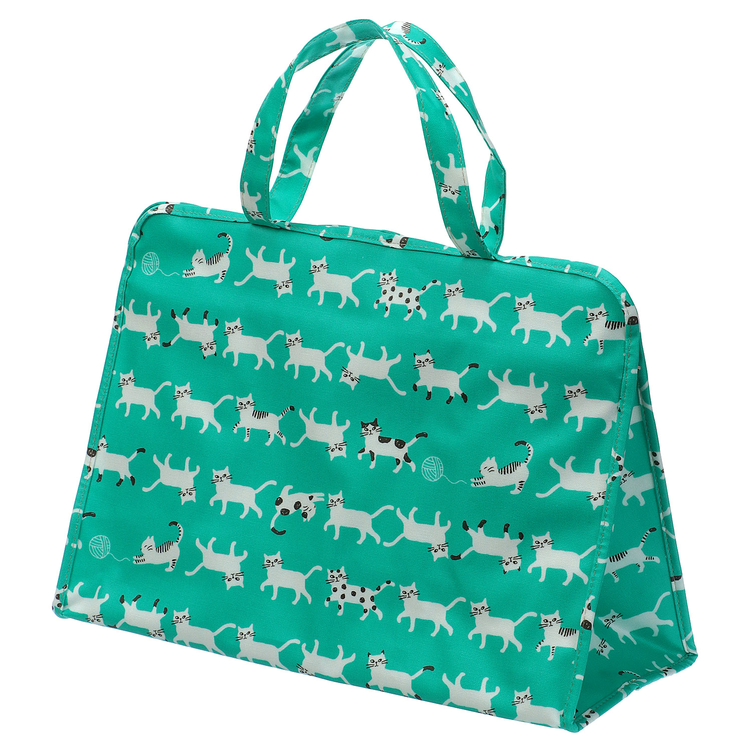 大型温泉バッグ  CAT柄 - 画像1