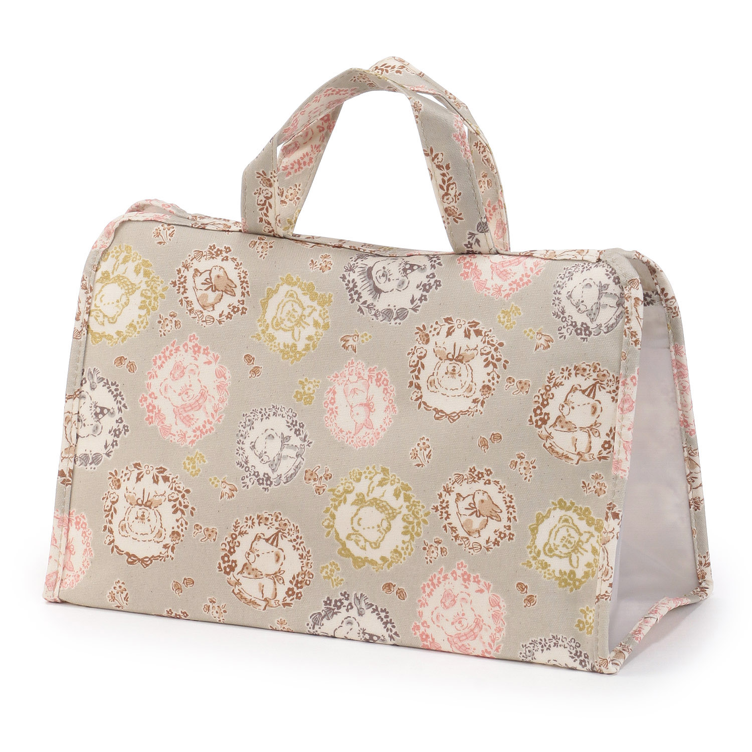 温泉バッグ クマとリボン