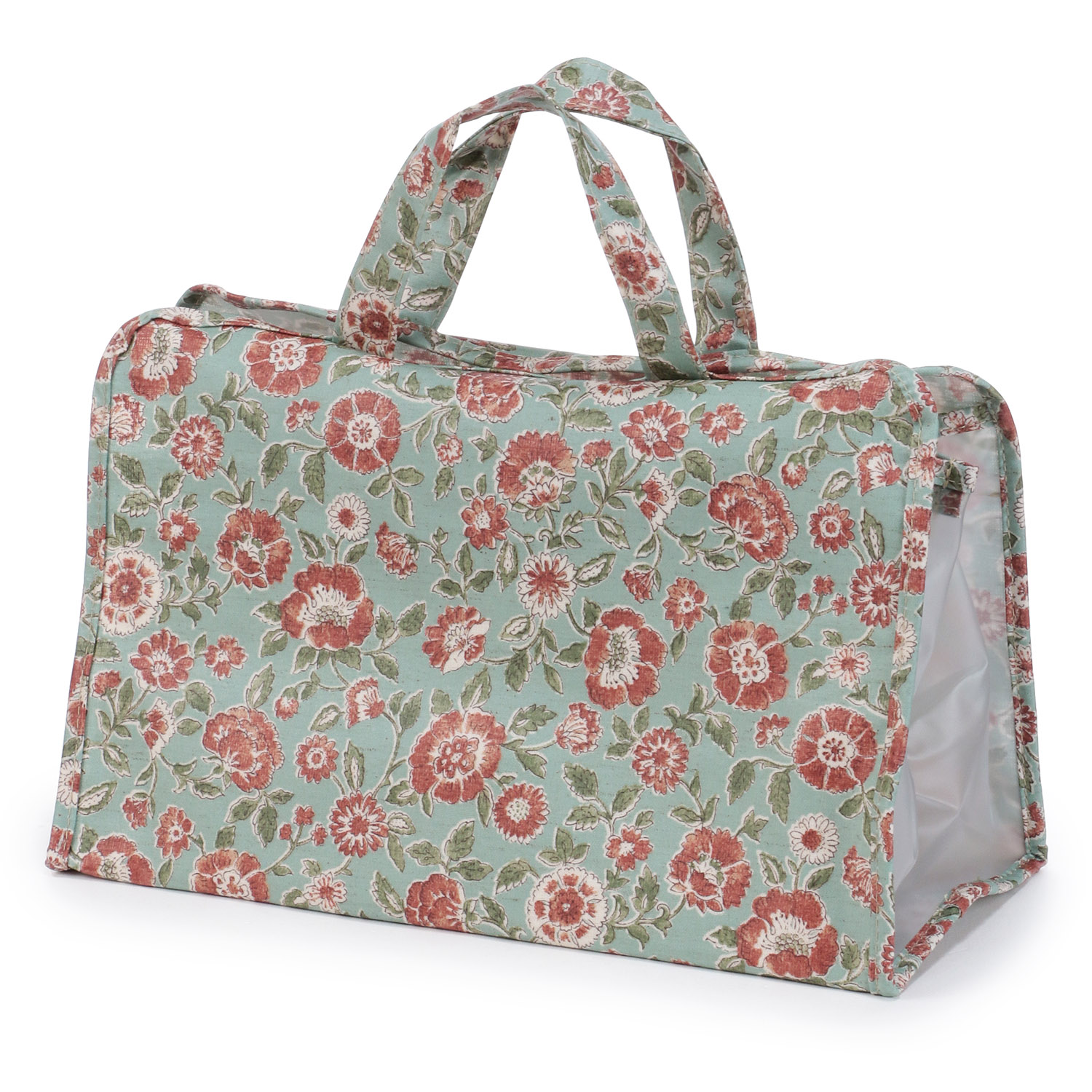 温泉バッグ 花更紗柄 - 画像1