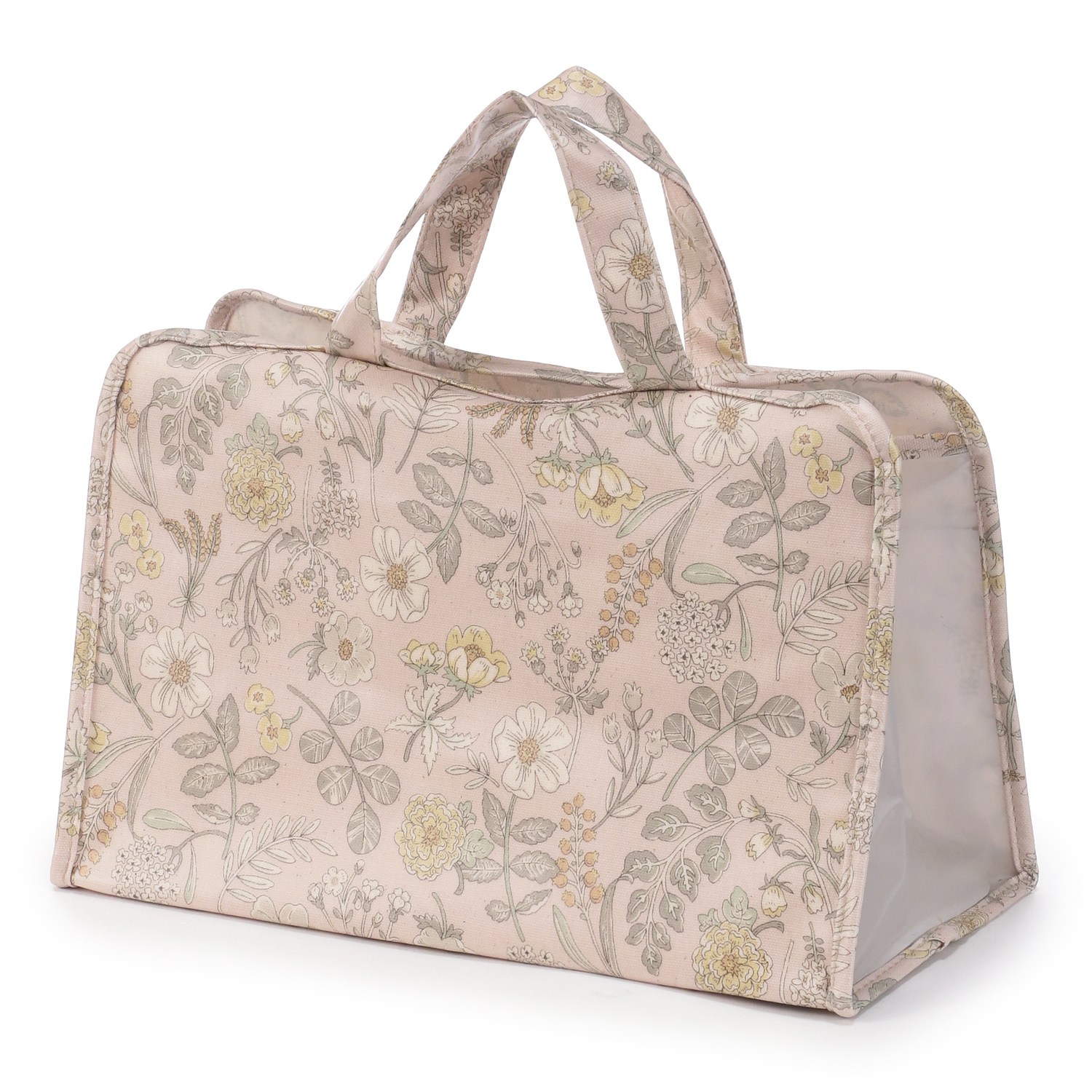 温泉バッグ スモーキーボタニカル柄