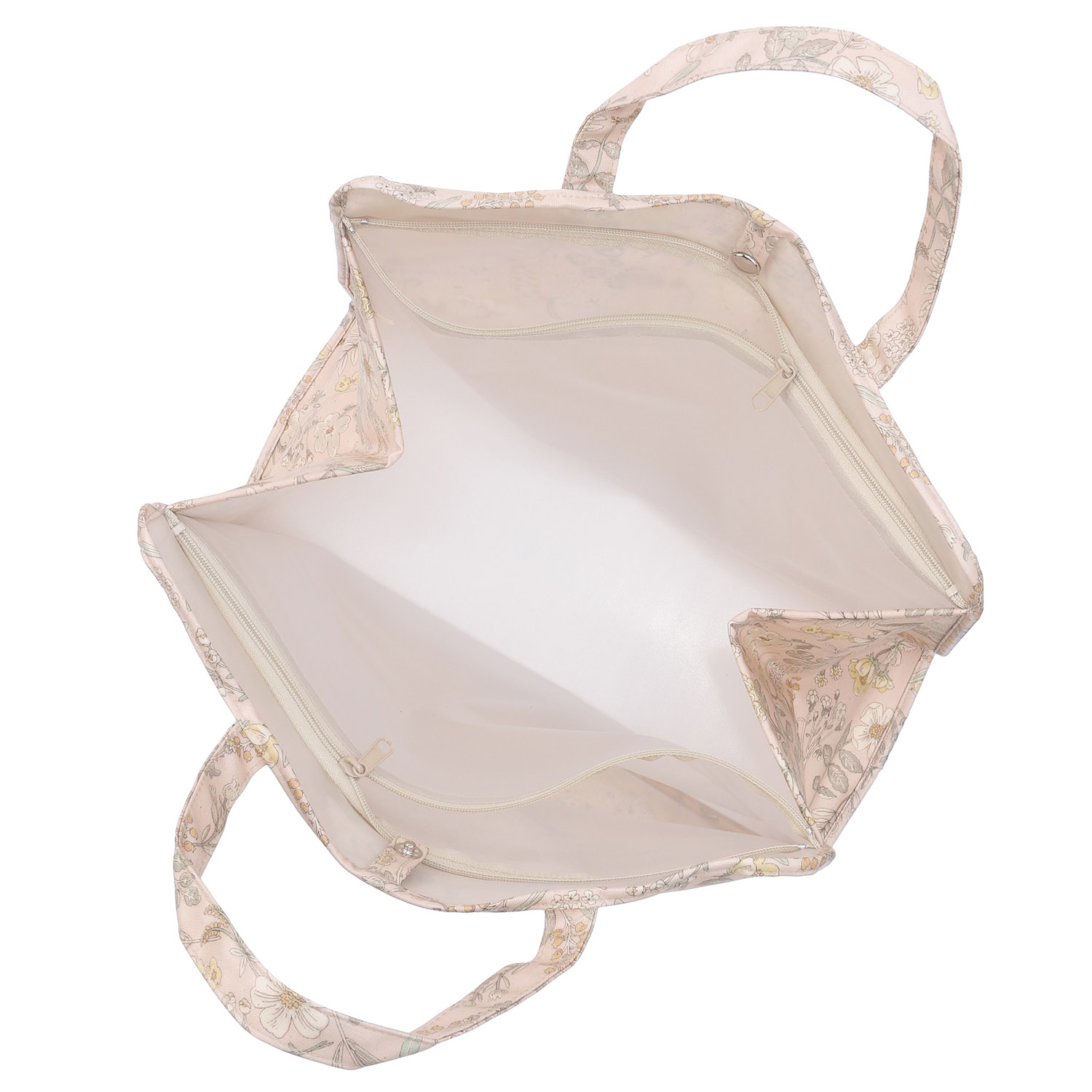 大型温泉バッグ スモーキーボタニカル柄 - 画像3