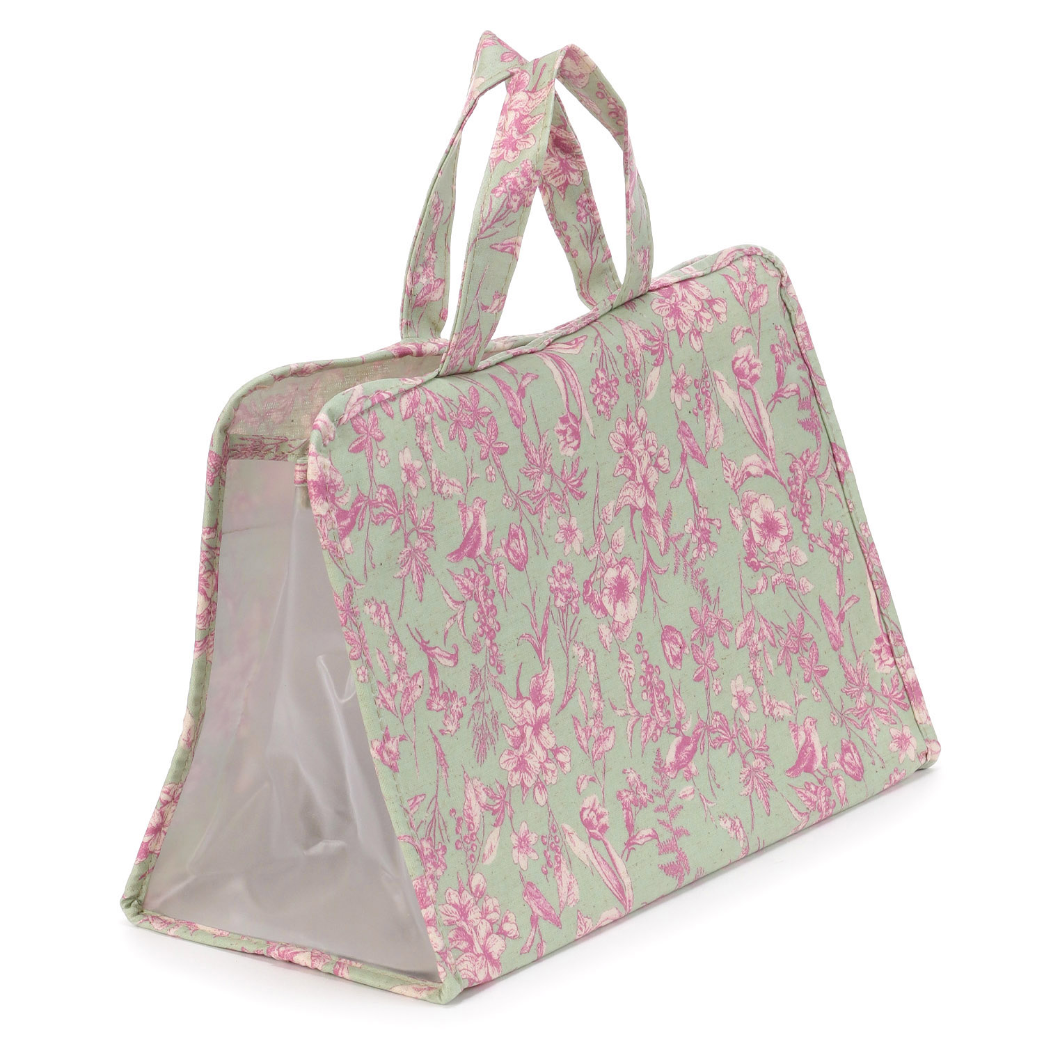 温泉バッグ ボタニカル柄 - 画像2