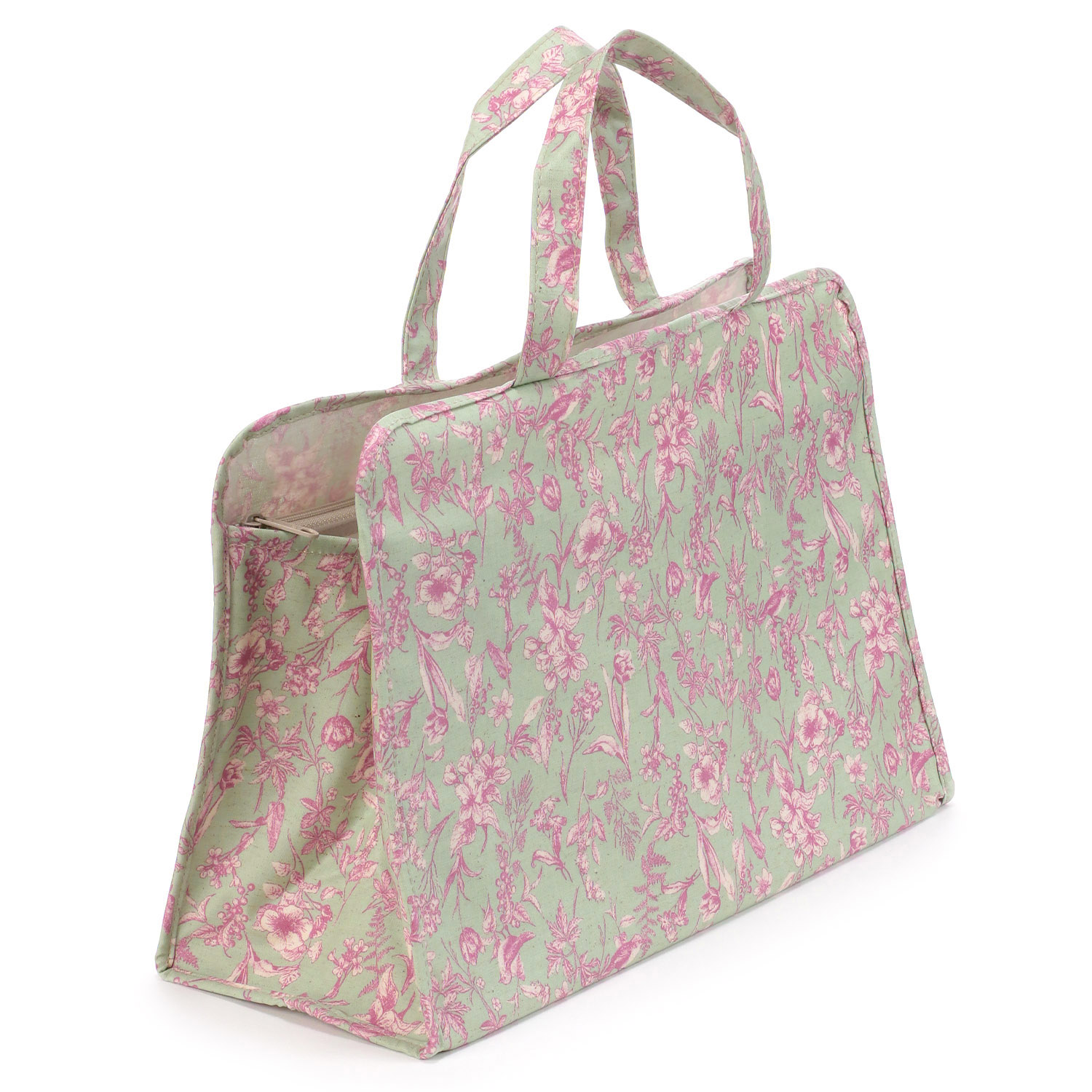 大型温泉バッグ ボタニカル柄 - 画像2