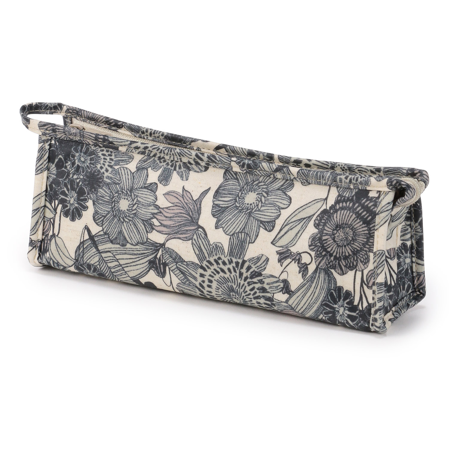 マルチケース ブラックラインフラワー柄