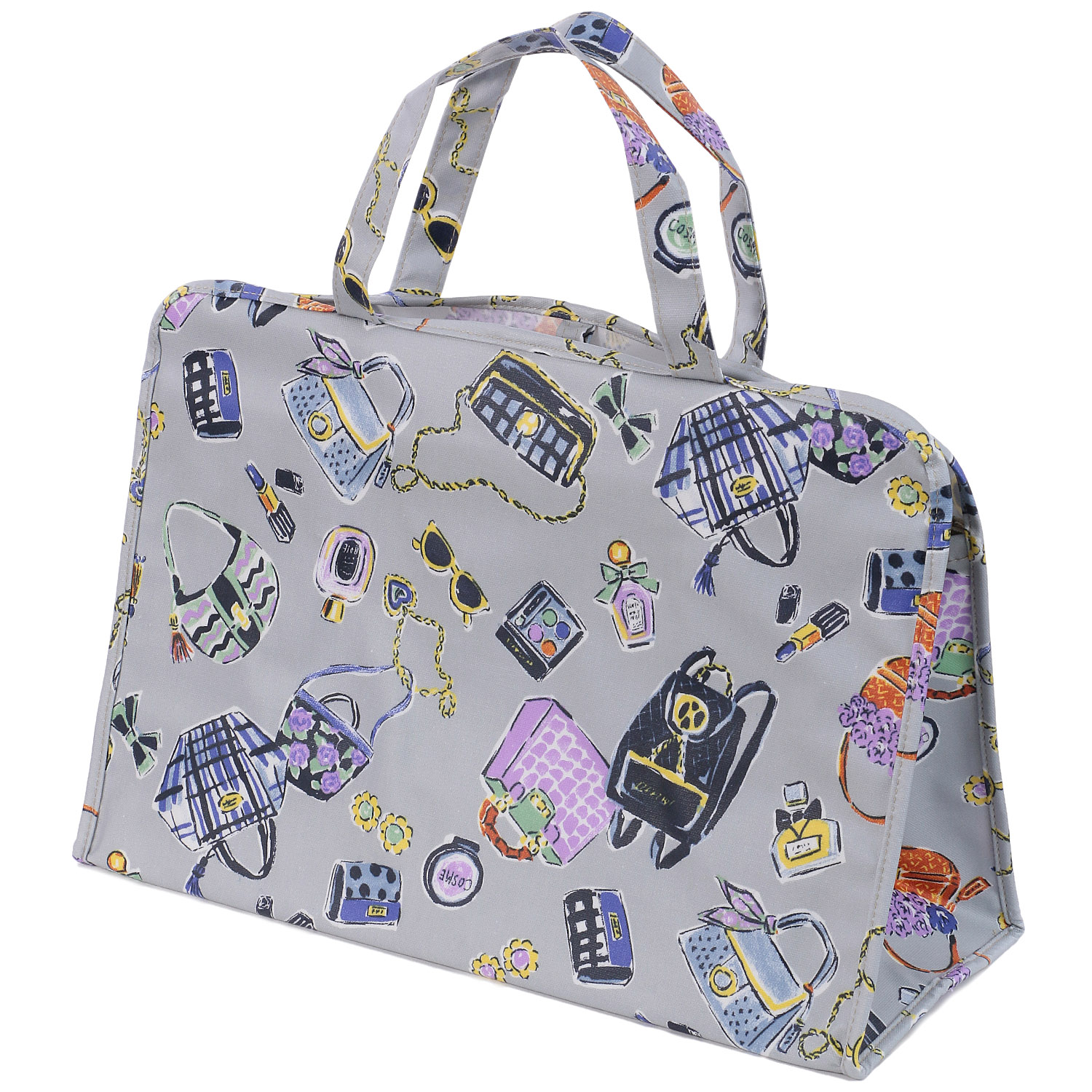 大型温泉 バッグ＆コスメ柄 - 画像1