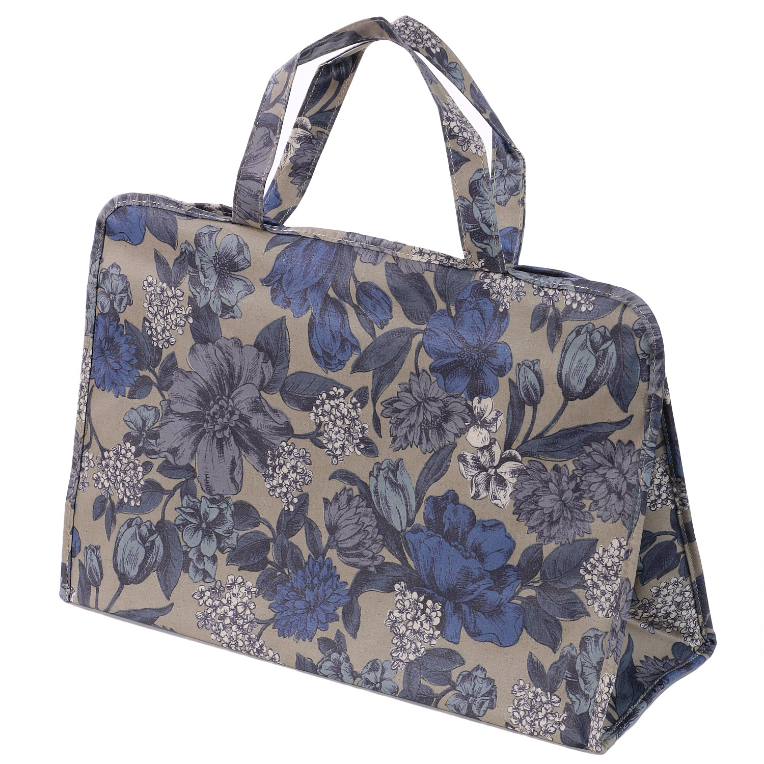 大型温泉 シック大花柄 - 画像1