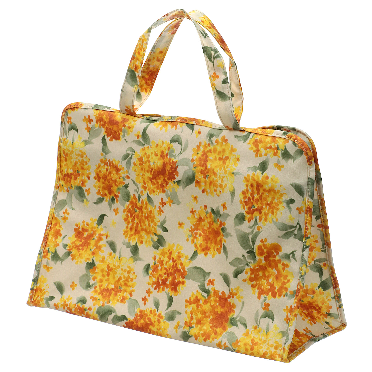 大型温泉バッグ 金木犀柄 - 画像1