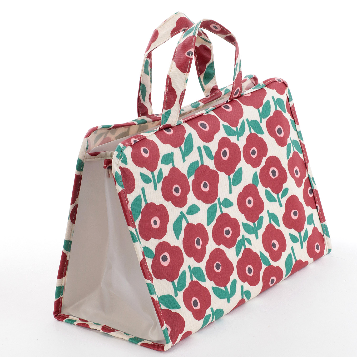 温泉バッグ 北欧花柄 - 画像2