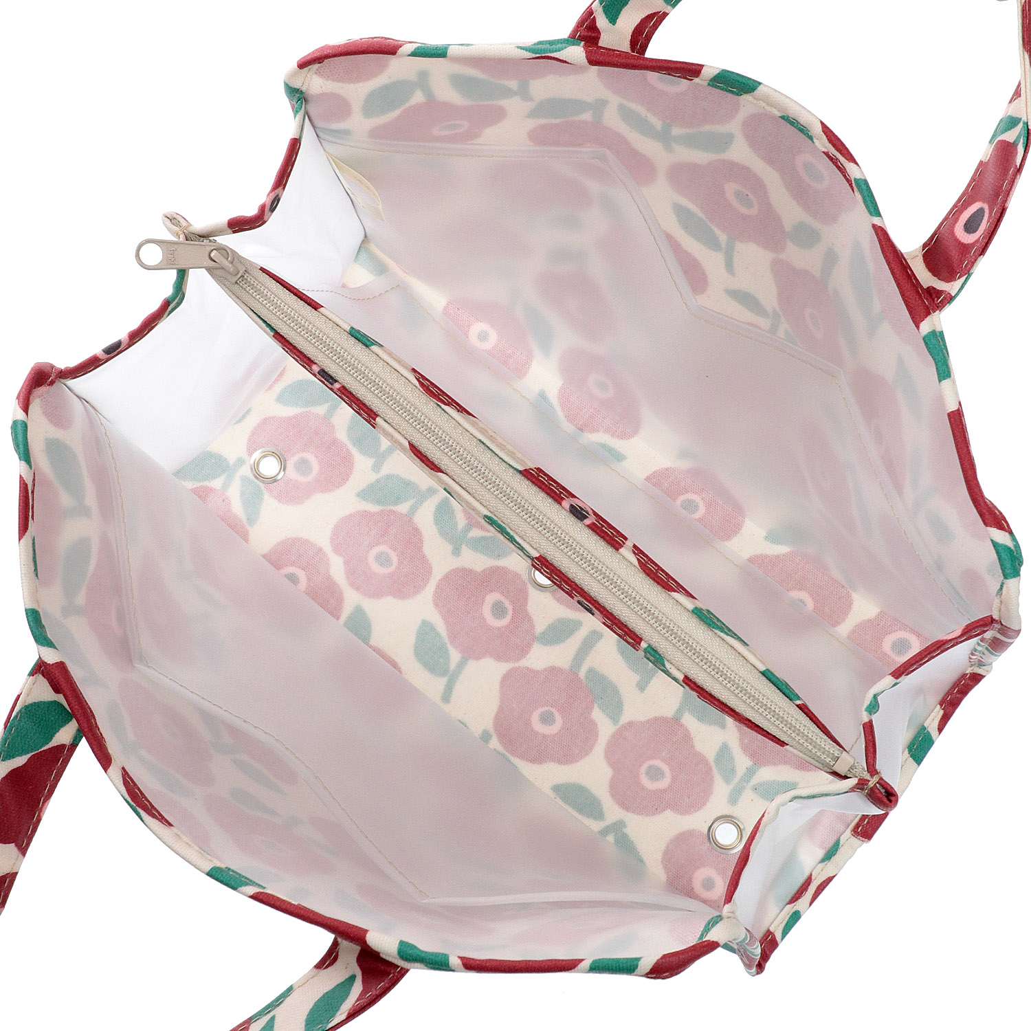 温泉バッグ 北欧花柄 - 画像4